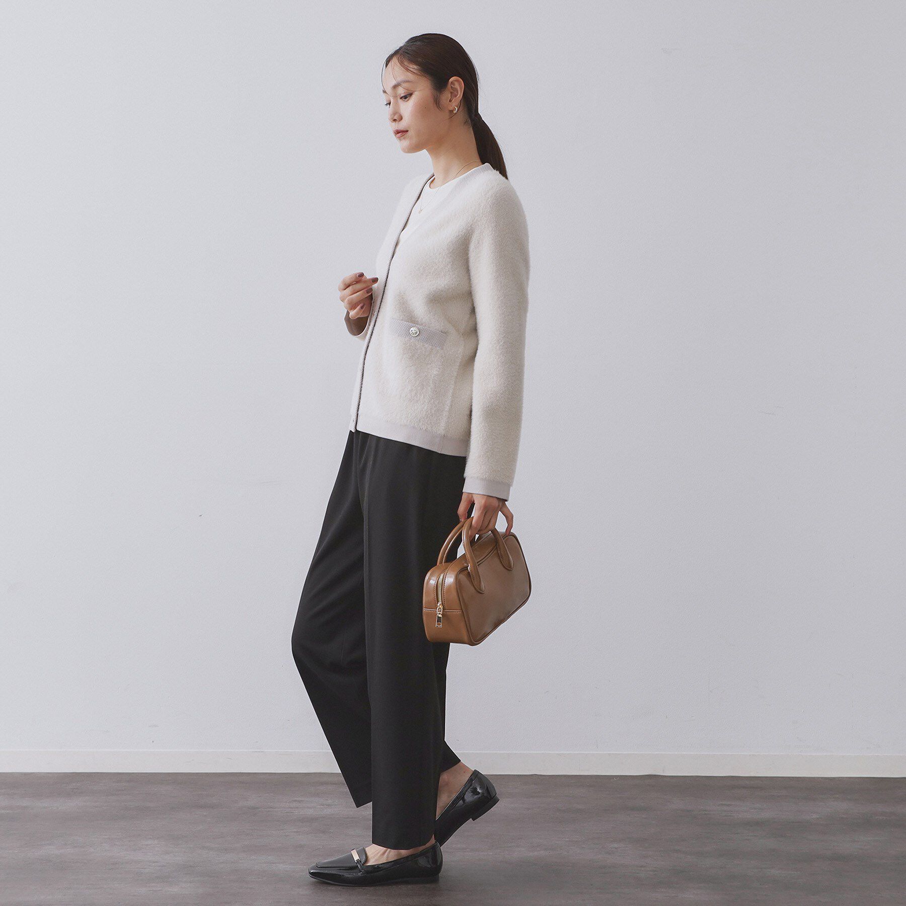 OPAQUE.CLIP「ウォームタッチ イージーワイドパンツ【洗濯機洗OK/ストレッチ】≪SS～LL≫」|その他|