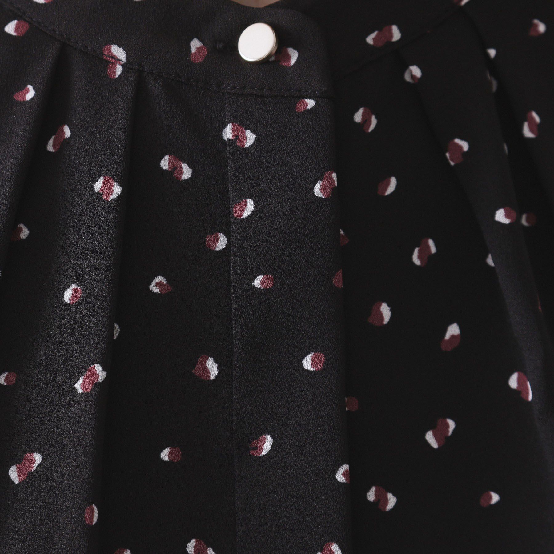 OPAQUE.CLIP「プリント柄タックデザインブラウス【洗濯機OK】」|シャツ・ブラウス|