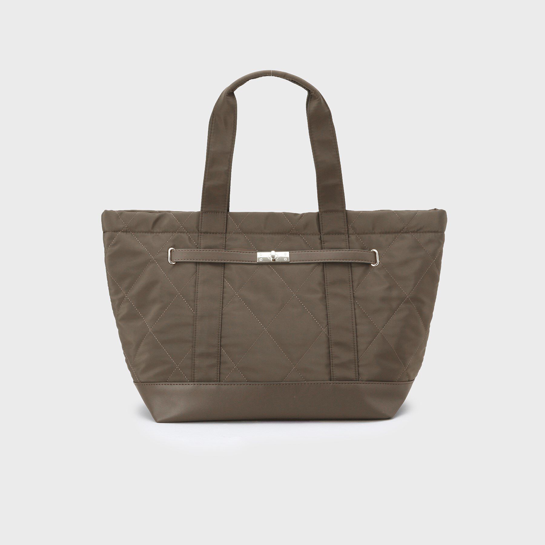 OPAQUE.CLIP「【A4サイズ対応】ダイヤキルティングスクエアビッグトートバッグ」|トートバッグ|