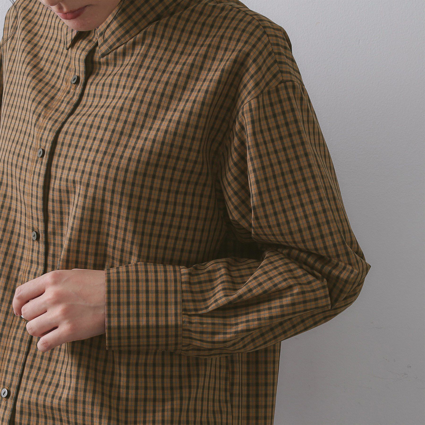 OPAQUE.CLIP「チェック柄レギュラーシャツ【洗濯機OK】」|シャツ・ブラウス|