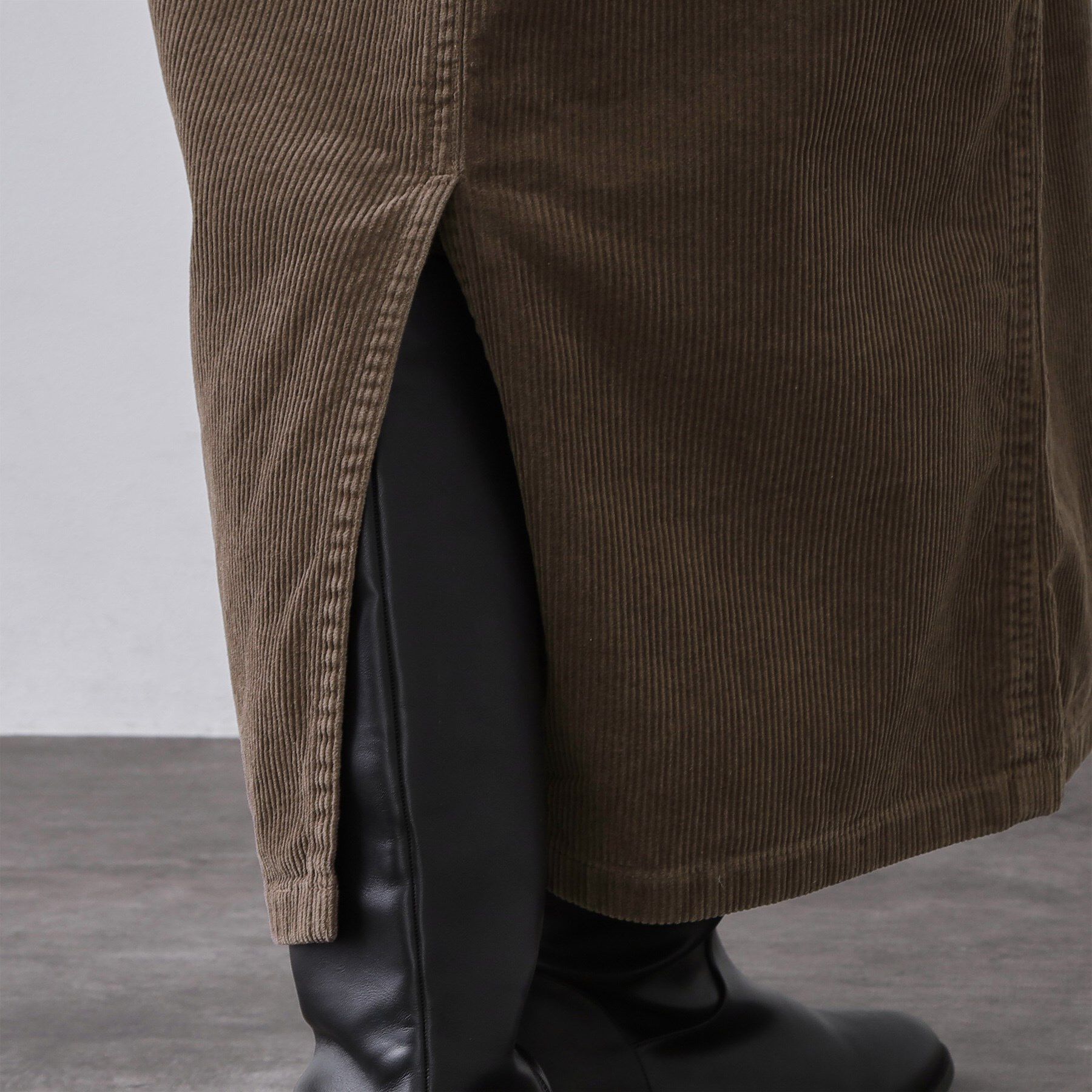 OPAQUE.CLIP「コーデュロイナロースカート【洗濯機OK】」|スカート|