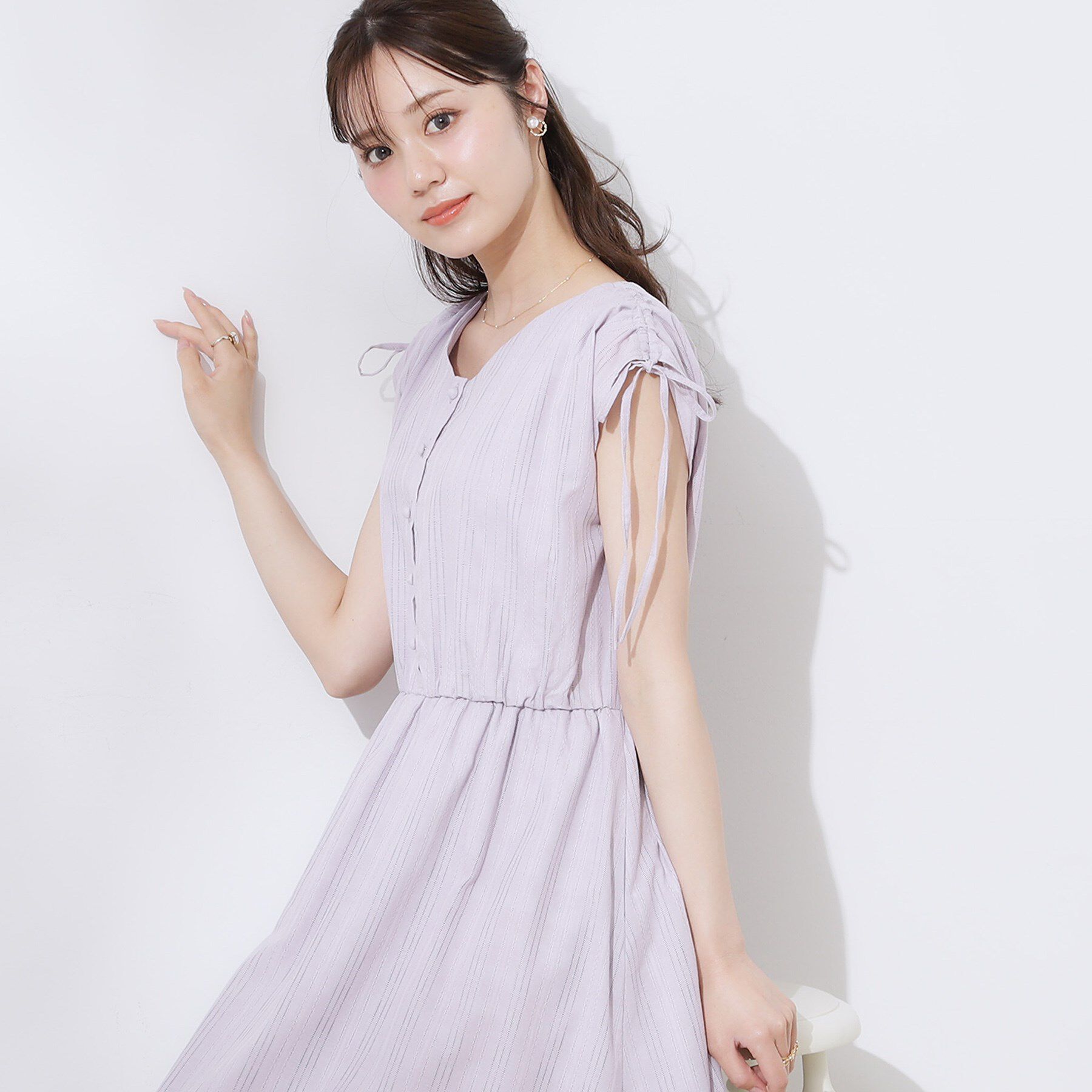 Couture broach「【大人可愛い】カラミチェック サマードレス」|ワンピース|