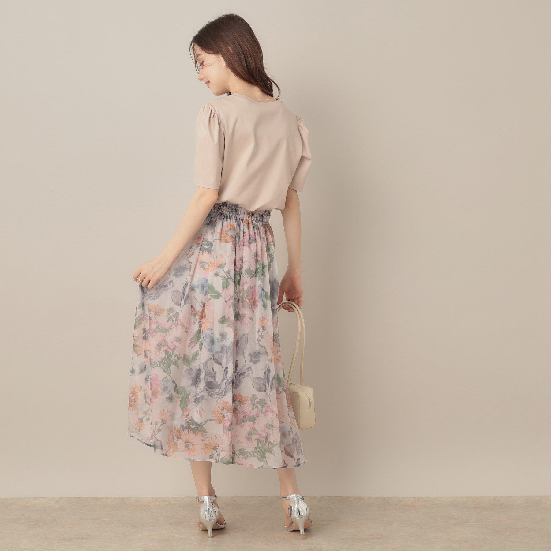 Couture broach「【接触冷感・UV機能あり・マシンウォッシャブル】60シルケット パフュームエンブロTシャツ」|Tシャツ・カットソー|