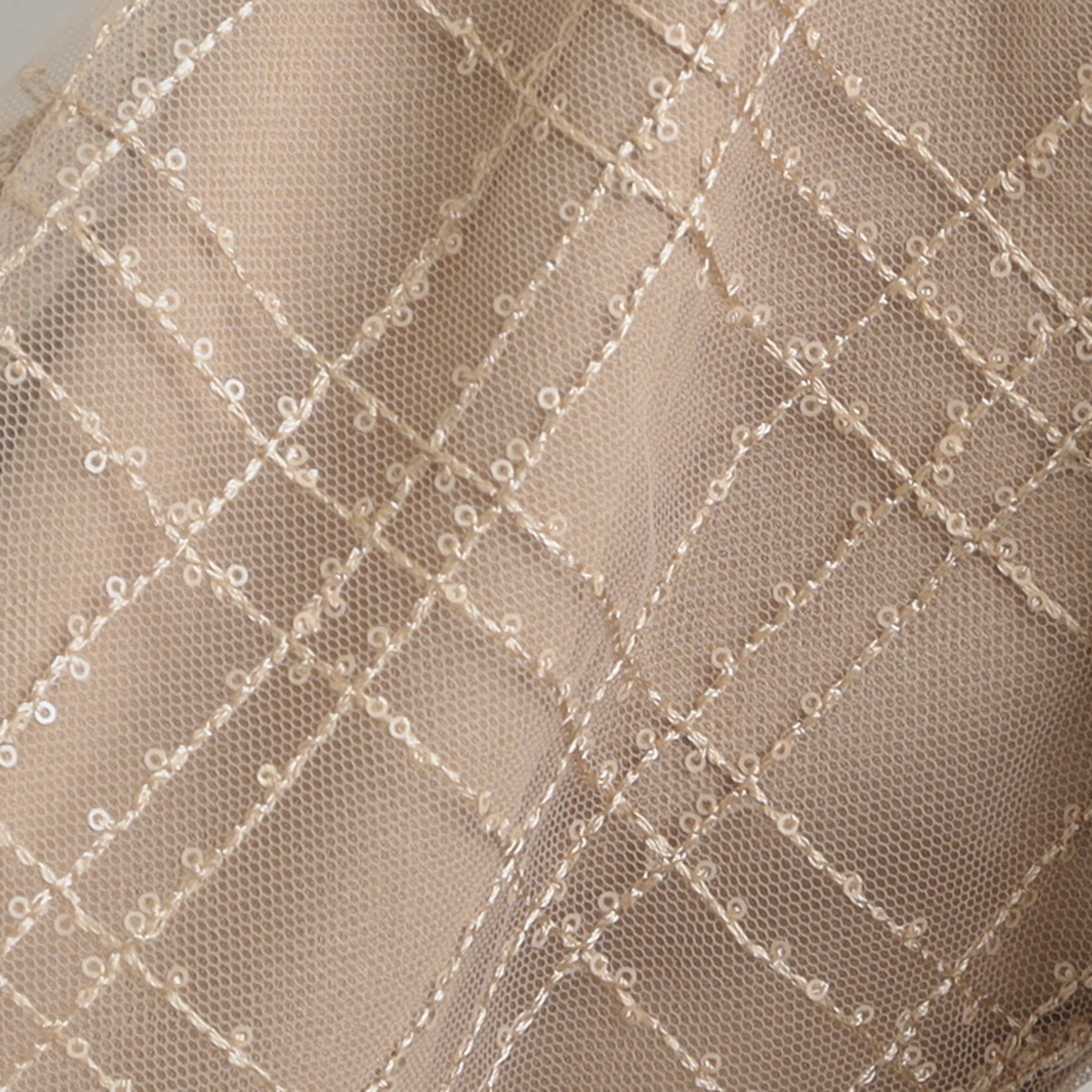 Couture broach「【フェミニン・着映え】袖チェックチュール ドッキングニット」|ニット・セーター|