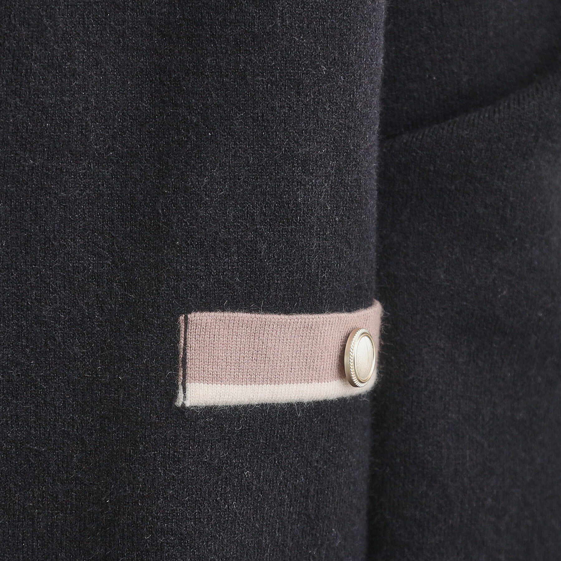 Couture broach「【通勤・大人上品】ムースタッチジャカード 配色スカラカーディ」|カーディガン|