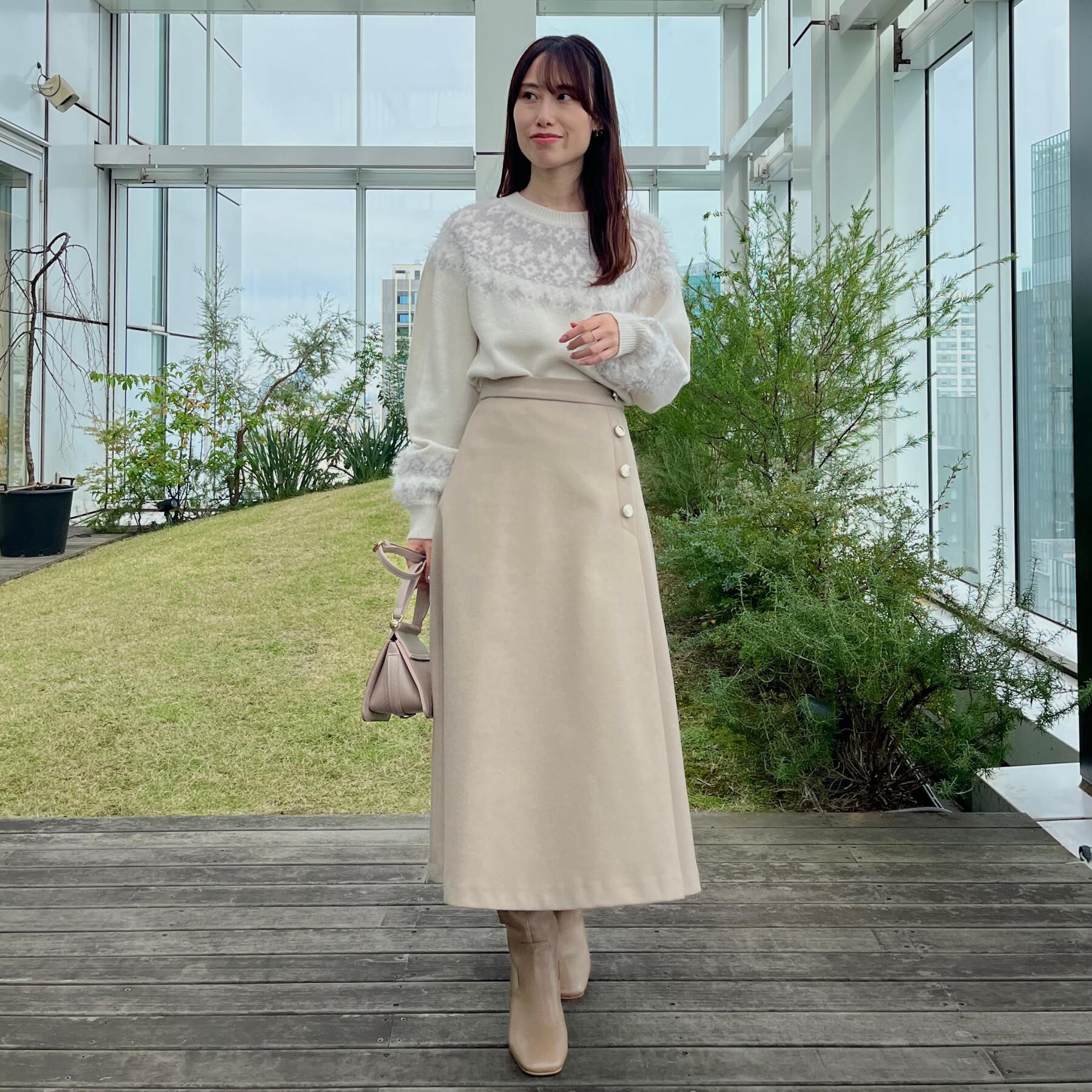 Couture broach「【着映え】求心フェザーニット」|ニット・セーター|