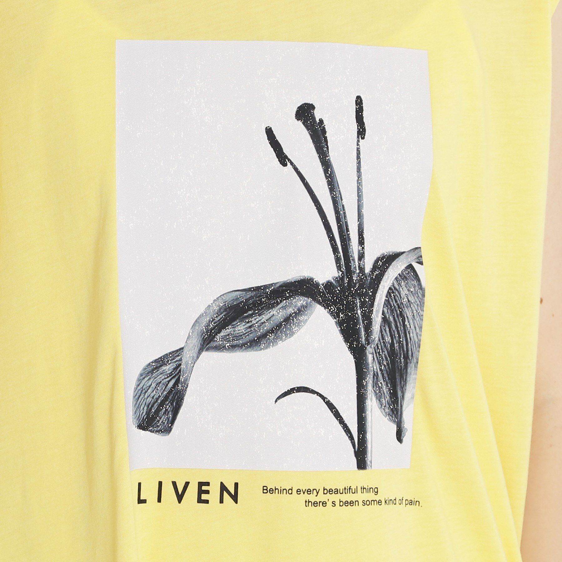 THE SHOP TK「異素材切替フォトプリントTシャツ【洗える】」|Tシャツ・カットソー|