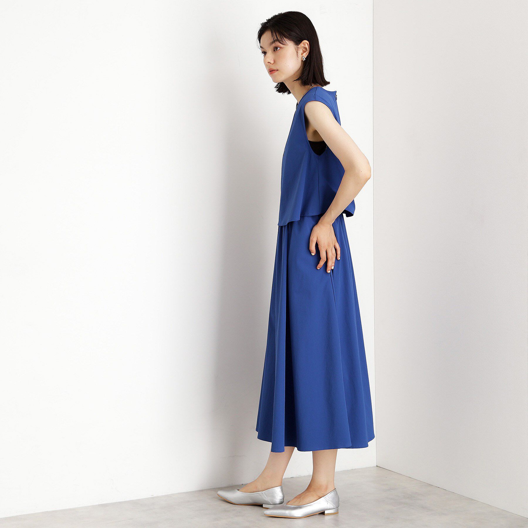 THE SHOP TK「ドッキングワンピース【接触冷感/撥水/UVカット/洗濯機OK】」|ワンピース|