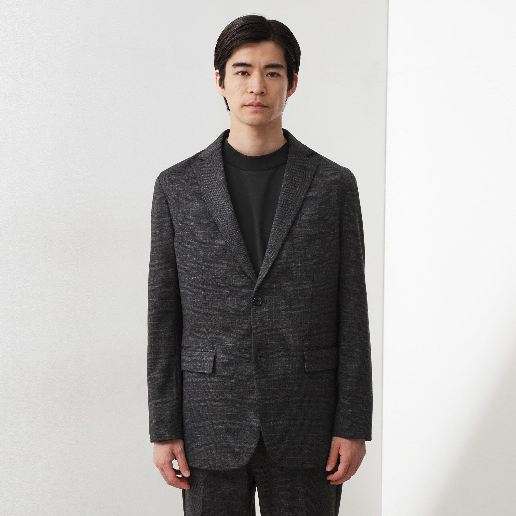 THE SHOP TK「ライトTRジャージジャケット【洗濯機OK/毛玉ができにくい/ストレッチ/セットアップ可】」|テーラードジャケット|