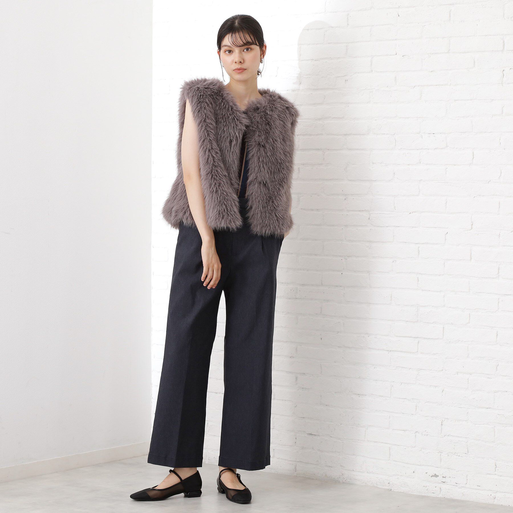 THE SHOP TK「【美脚見え】タックワイドパンツ【セットアップ可】」|その他|