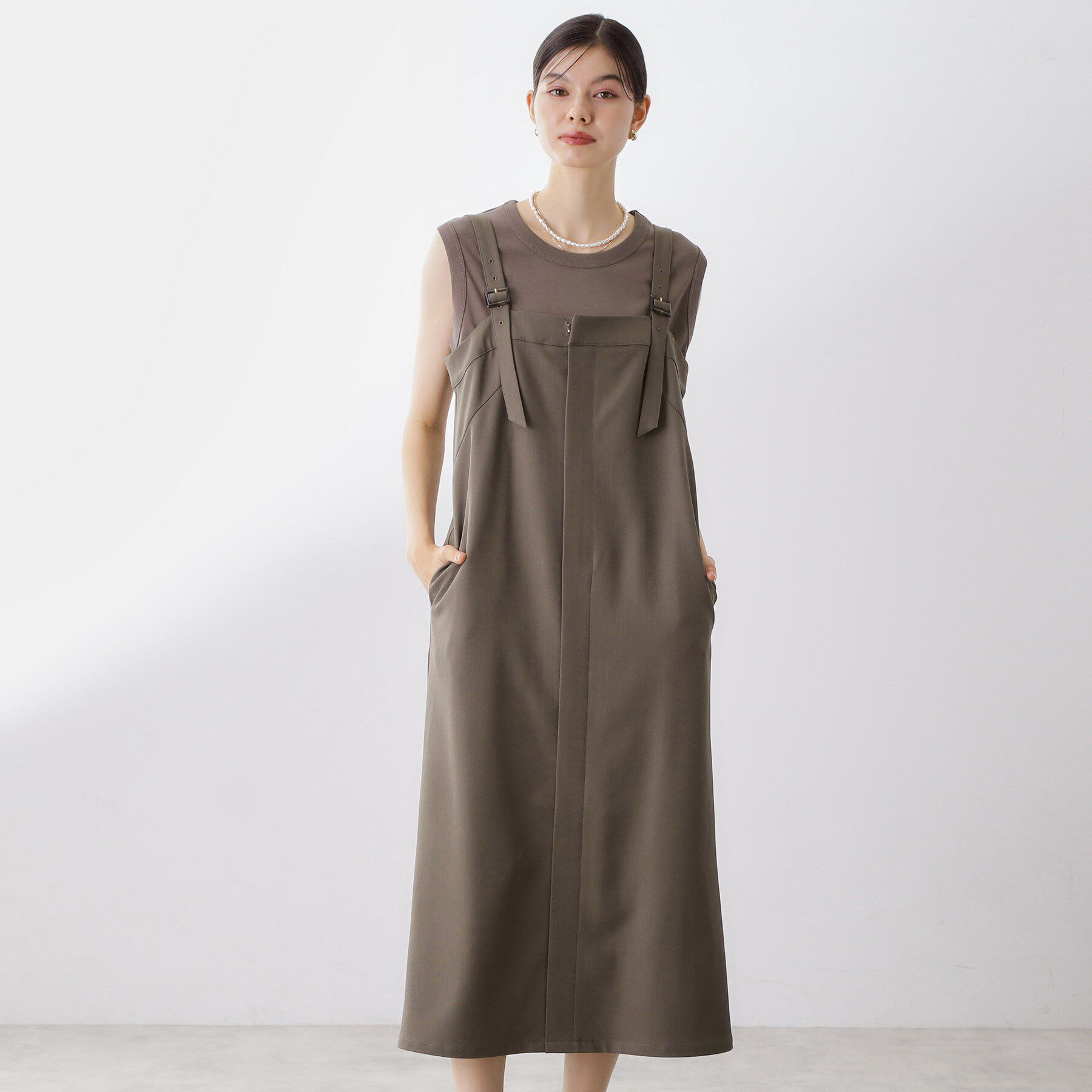 THE SHOP TK「ナローストラップジャンスカ」|ワンピース|