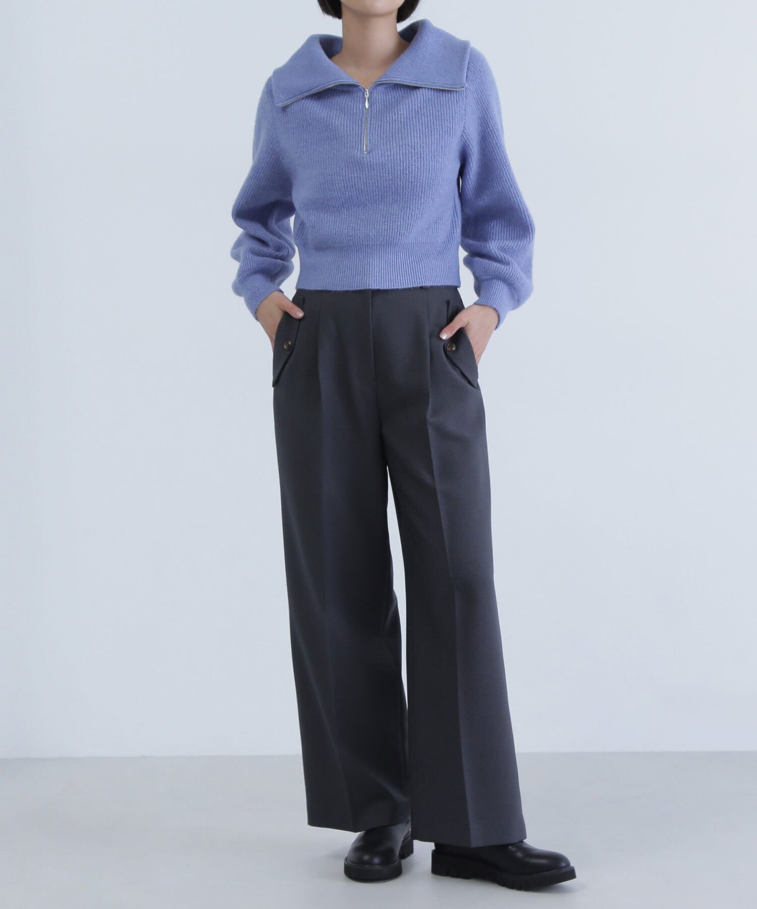  「ポケットタックワイドパンツ」|その他|