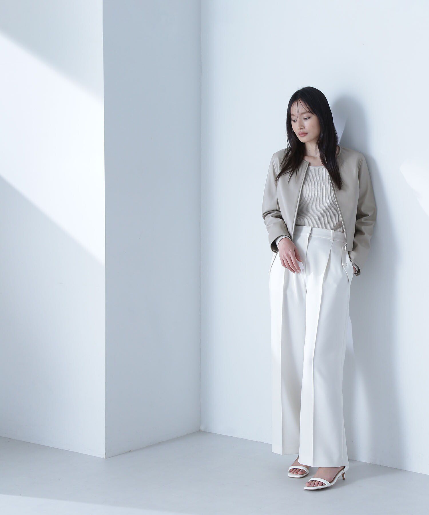  「ポケットタックワイドパンツ」|その他|