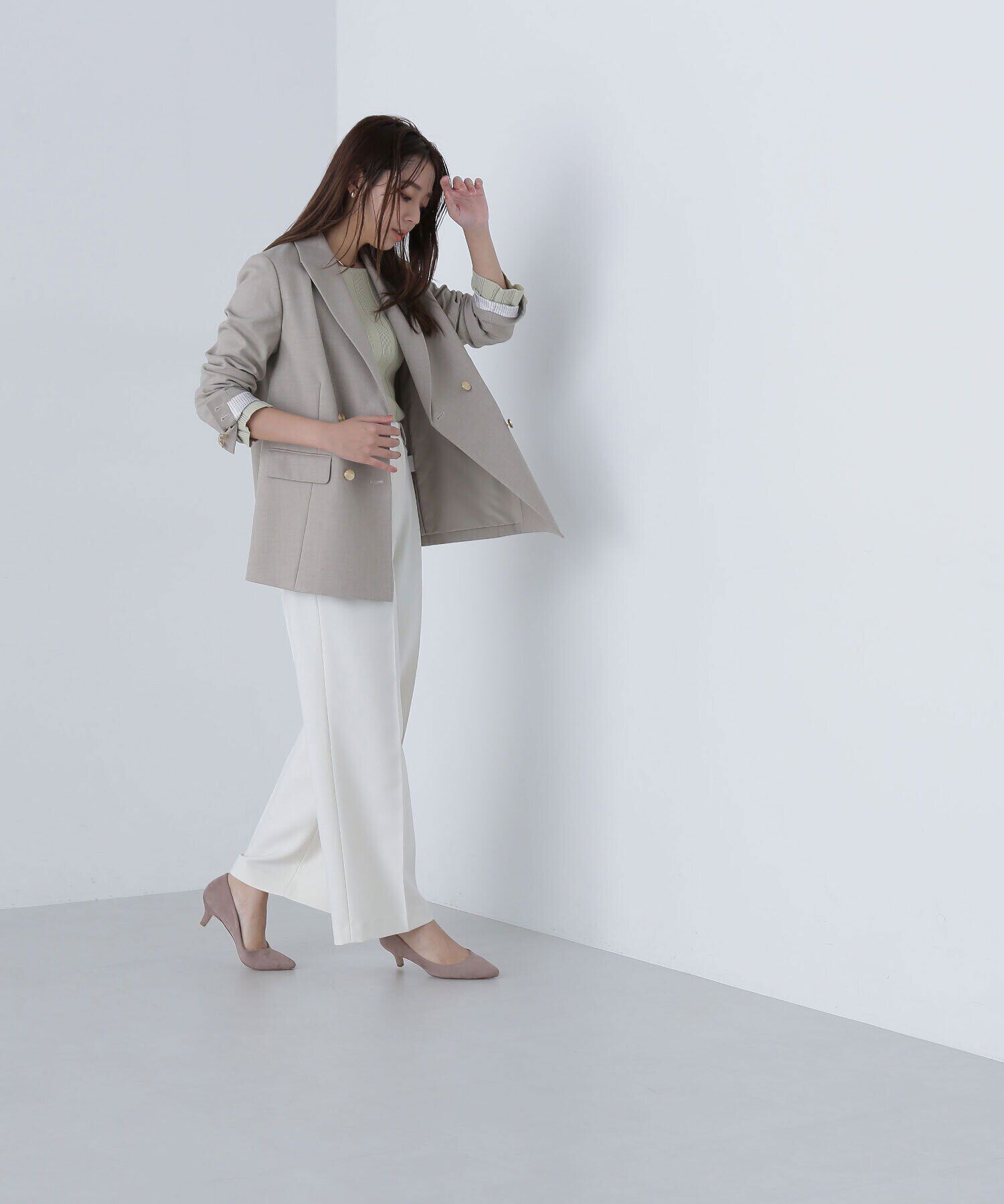  「ポケットタックワイドパンツ」|その他|