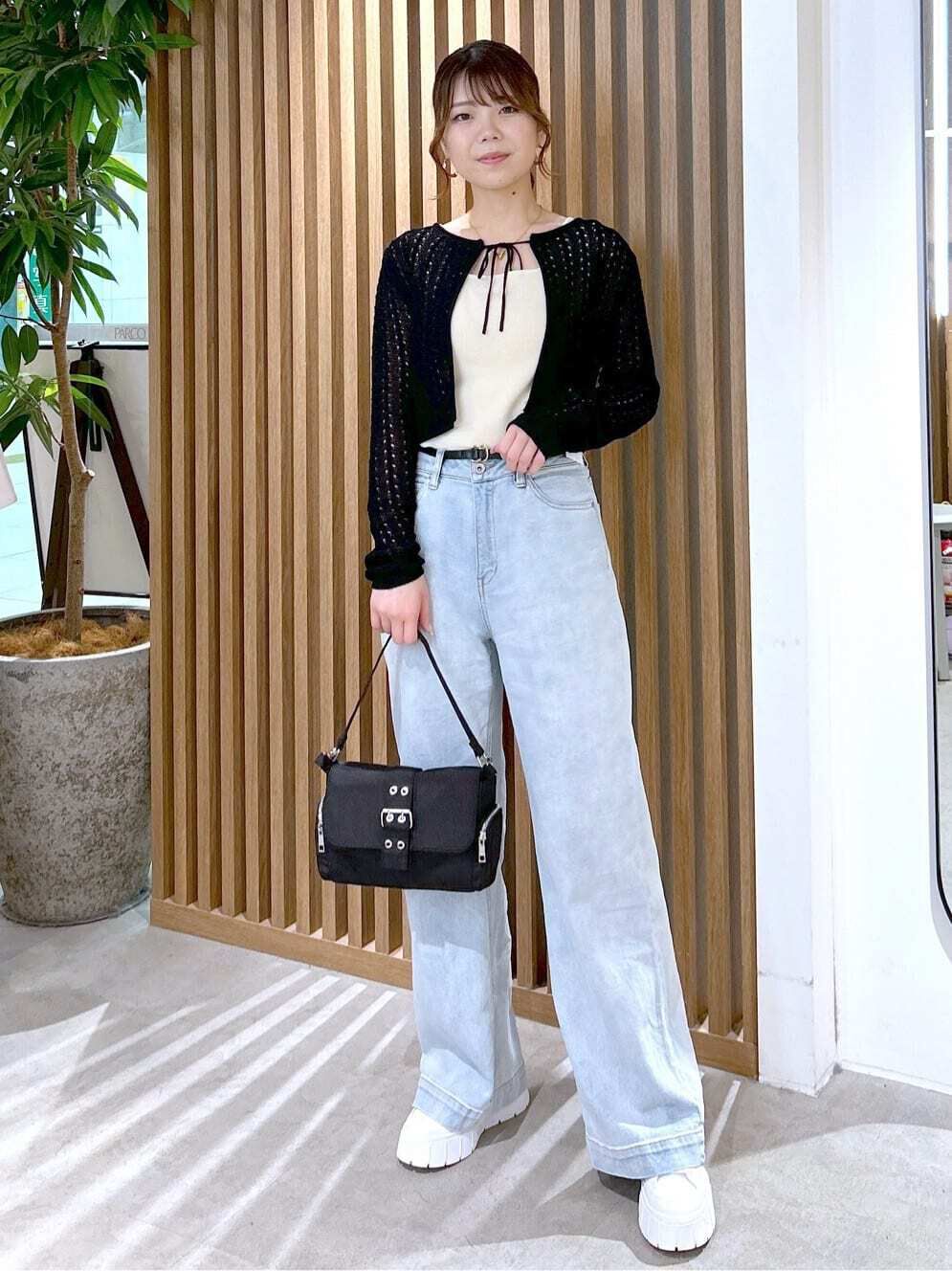  「[低身長サイズ/Sシリーズ]ベーシックワイドデニムパンツ」|その他|