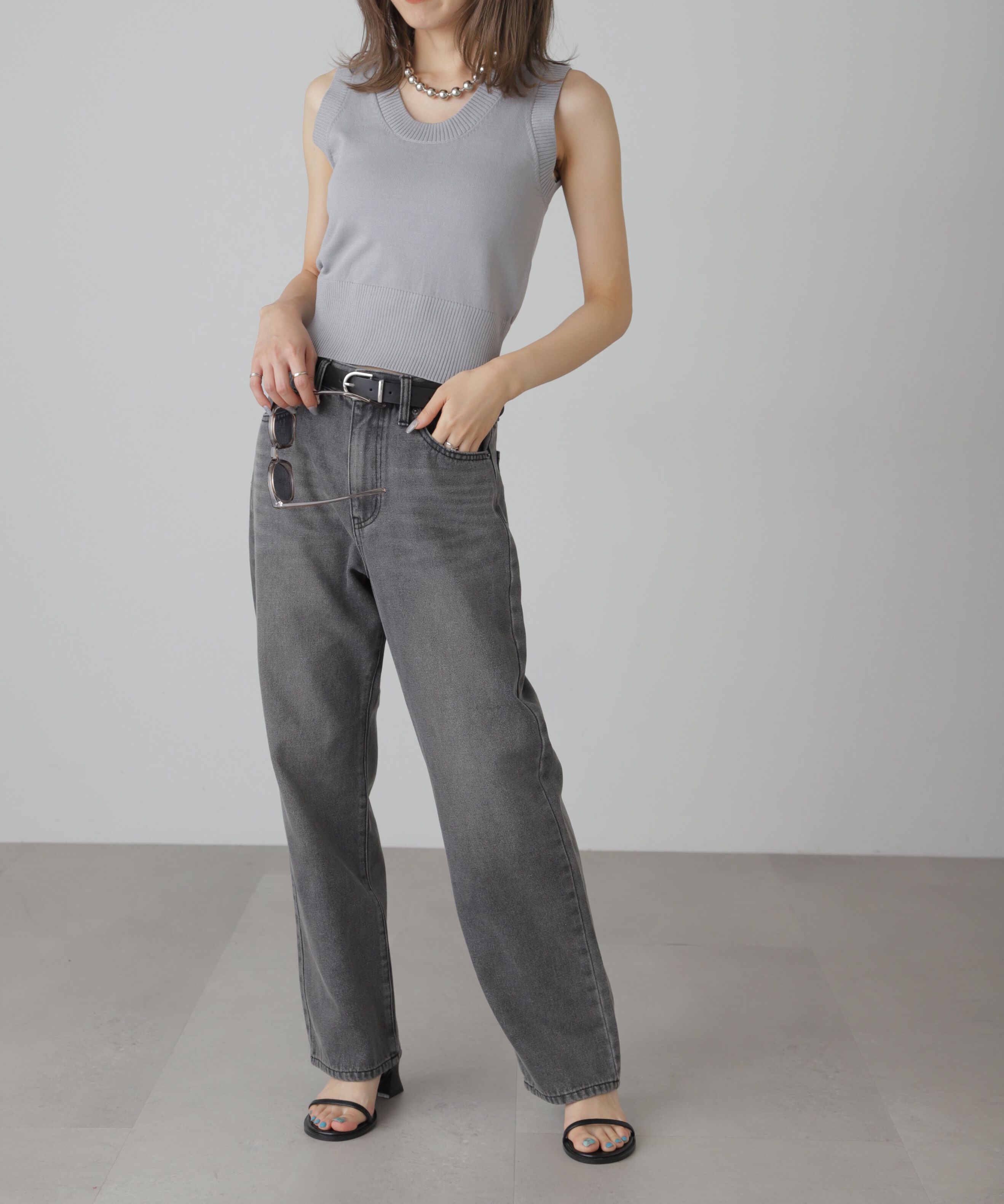  「[XS-Lサイズ展開]ストレートデニムパンツ」|その他|