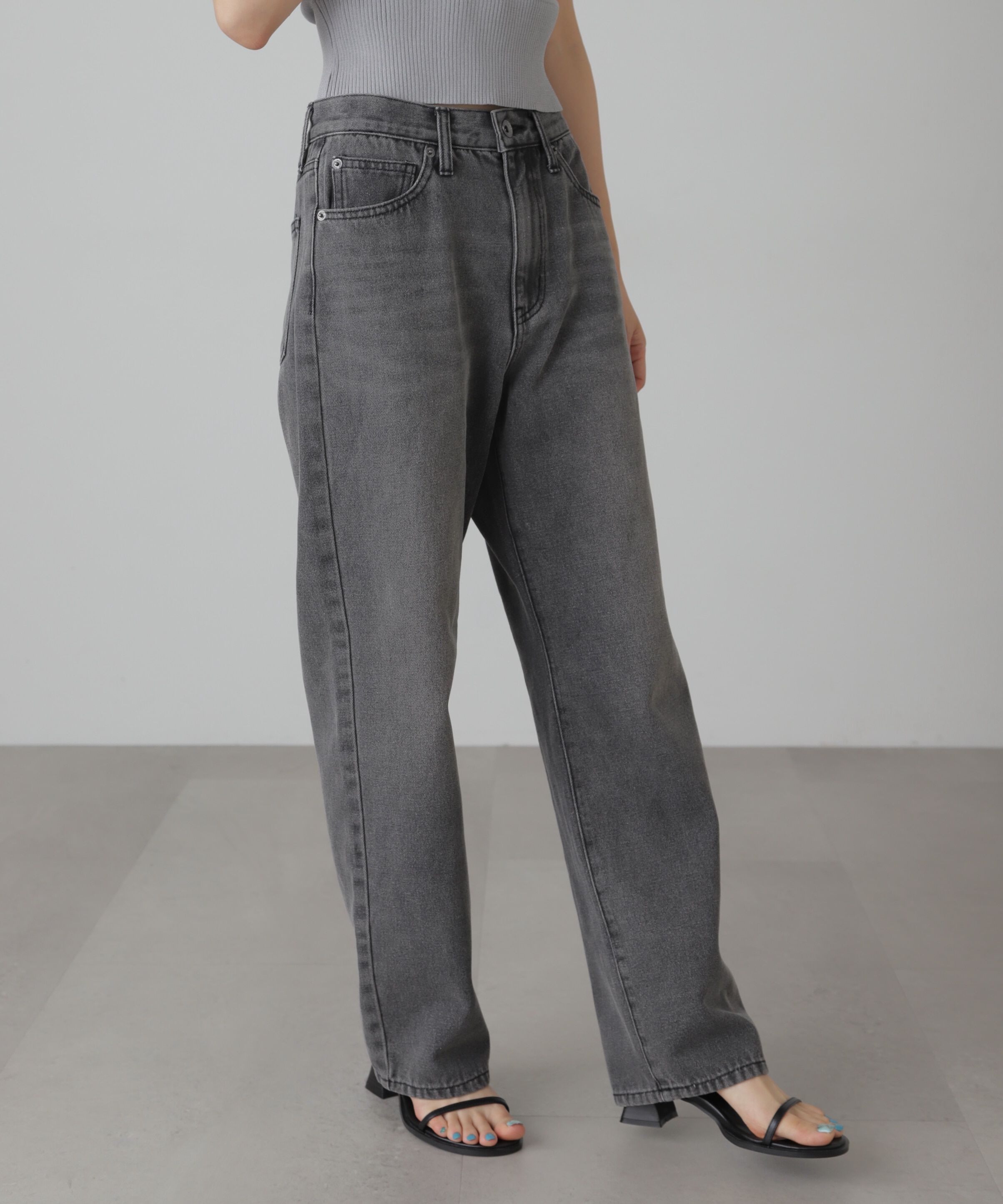  「[XS-Lサイズ展開]ストレートデニムパンツ」|その他|