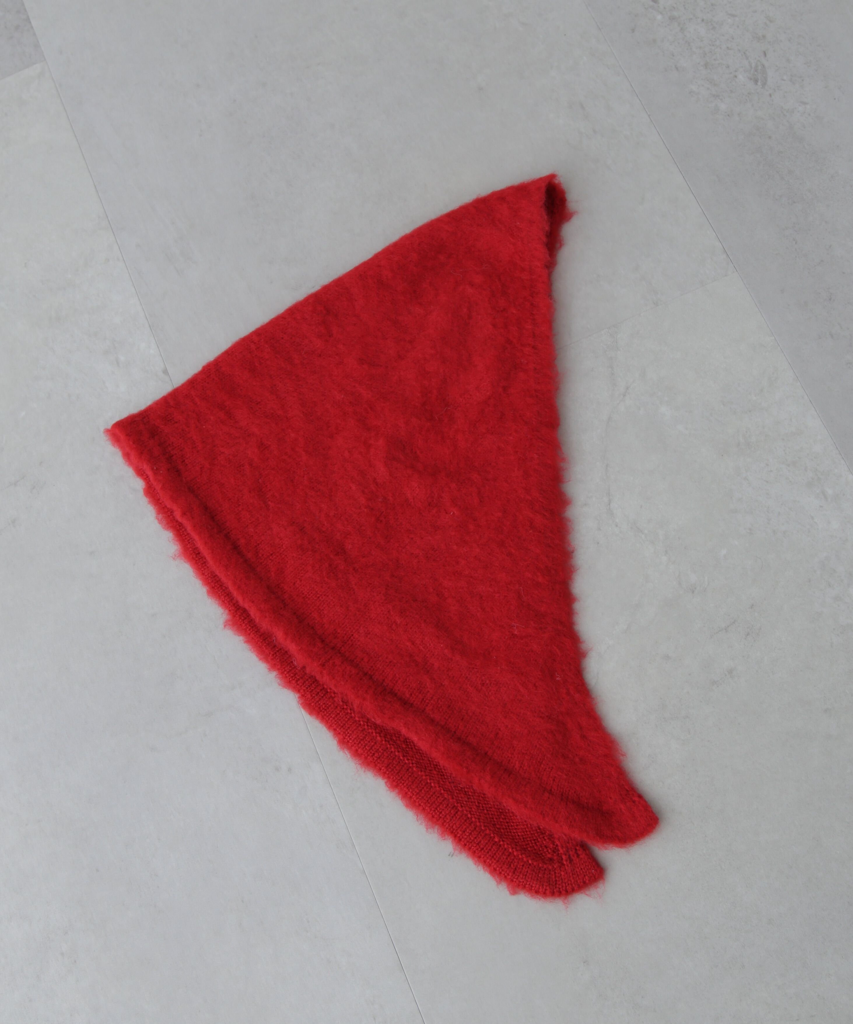  「スカーフ付きシャギーニット」|ニット・セーター|