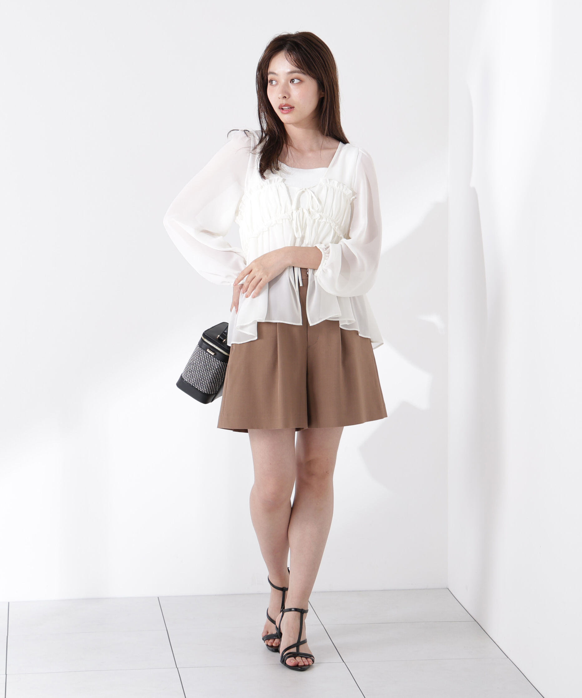 PROPORTION BODY DRESSING「タックショートパンツ」|その他|