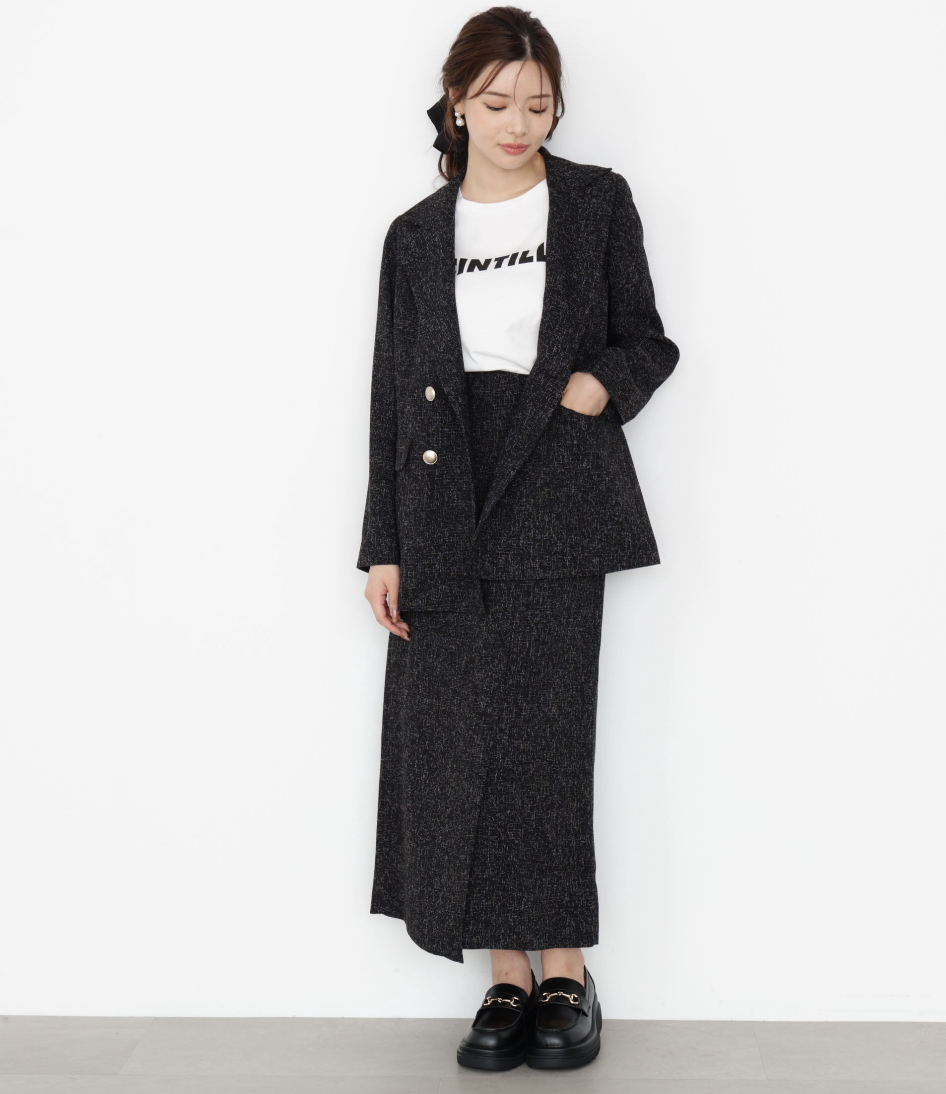 PROPORTION BODY DRESSING「ゴールド釦ダブルブレストジャケット 25AW」|その他|