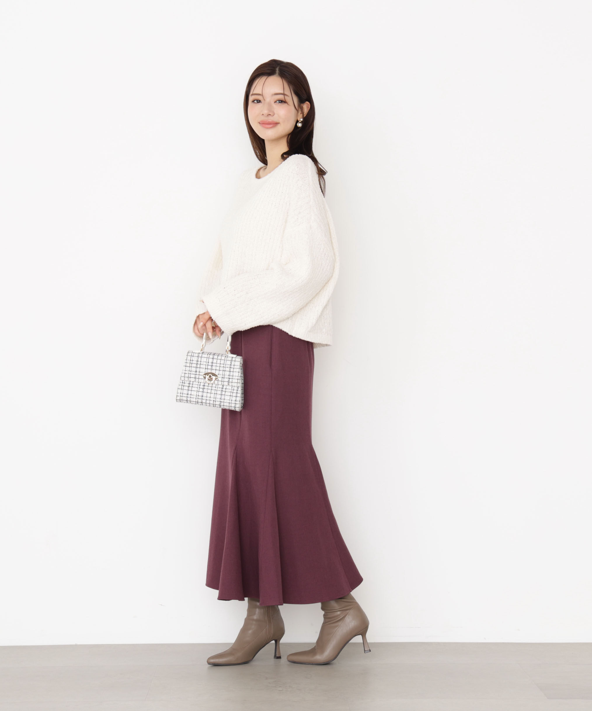 PROPORTION BODY DRESSING「＜ウォッシャブル＞ハイウエストマーメイドスカート 25AW」|スカート|