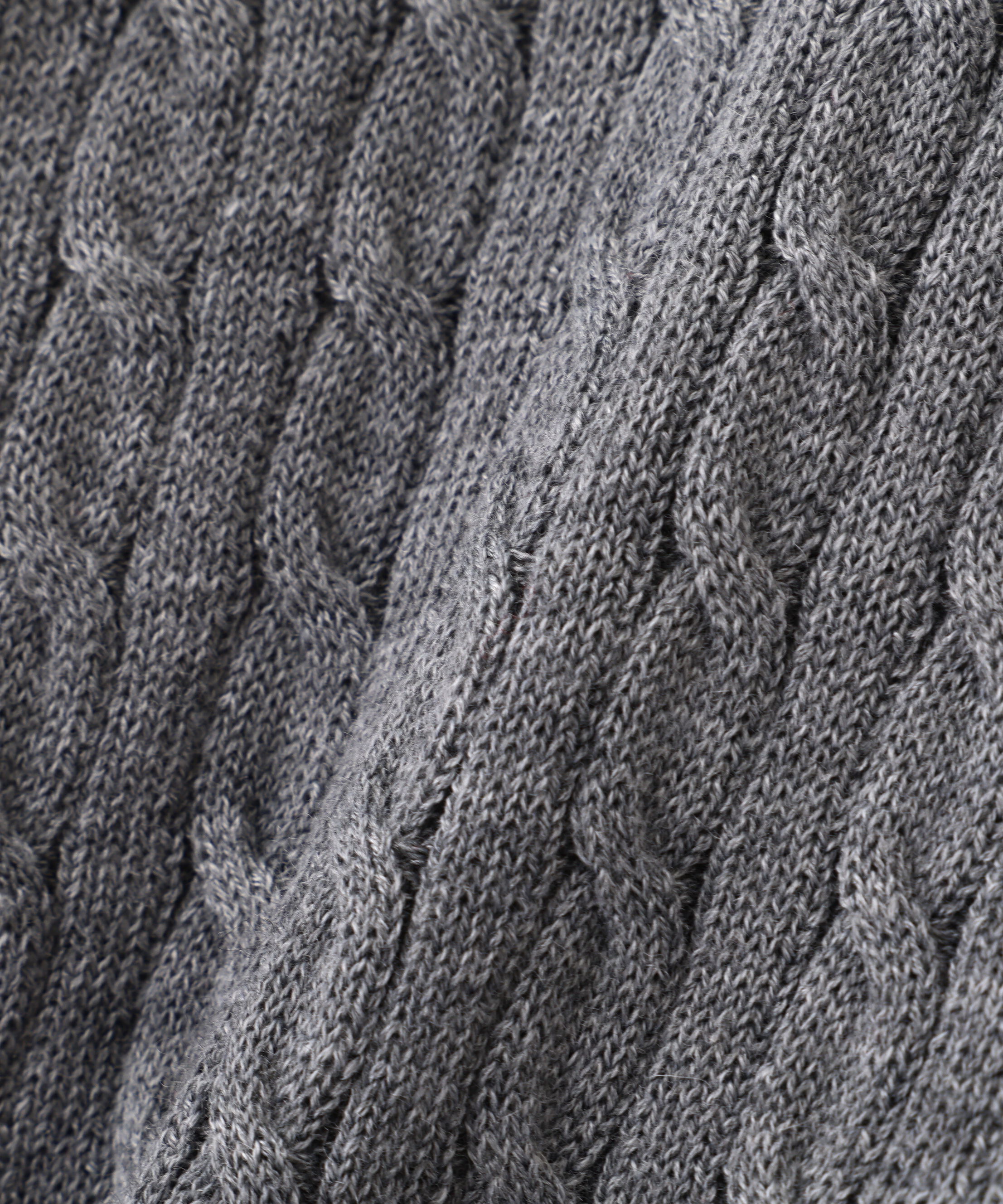 PROPORTION BODY DRESSING「＜ハンドウォッシャブル＞袖釦ミニケーブルニット」|ニット・セーター|