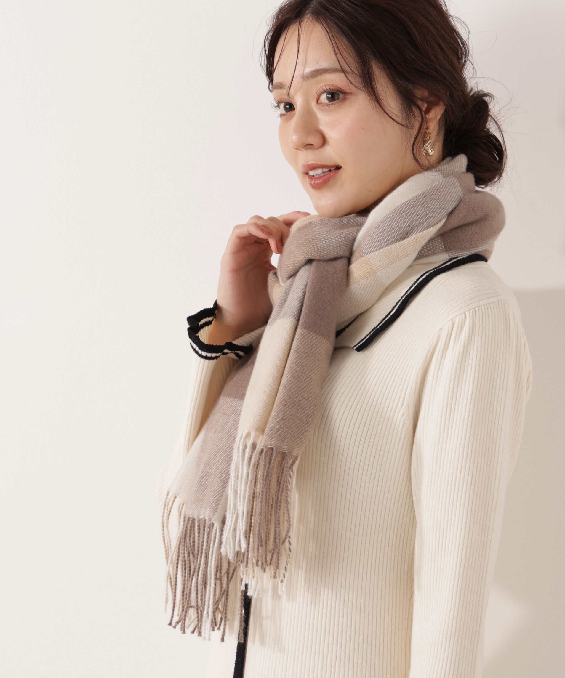 PROPORTION BODY DRESSING「ブロックチェックストール」|その他|