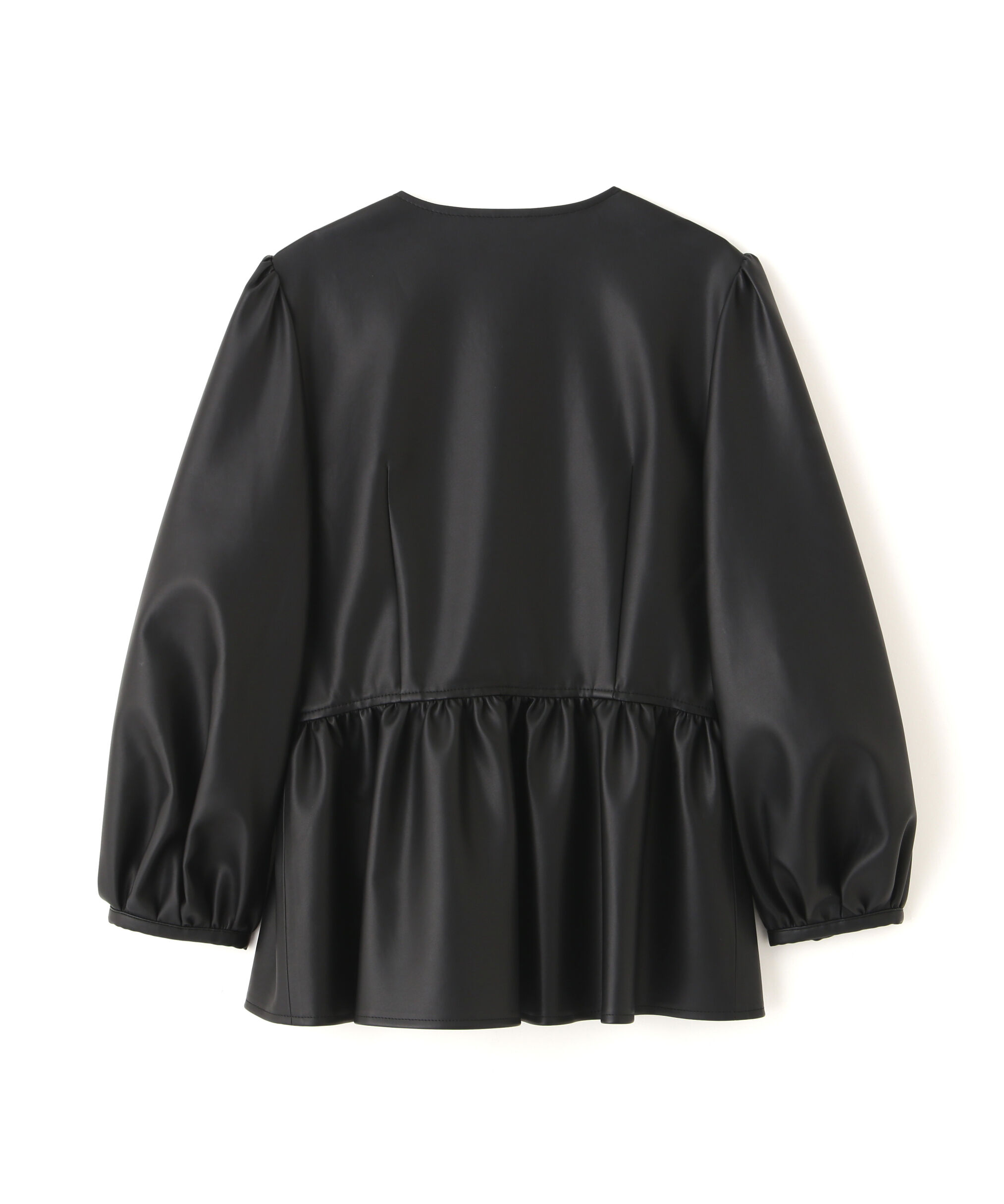  「◆フォーレザーペプラムブラウス」|シャツ・ブラウス|