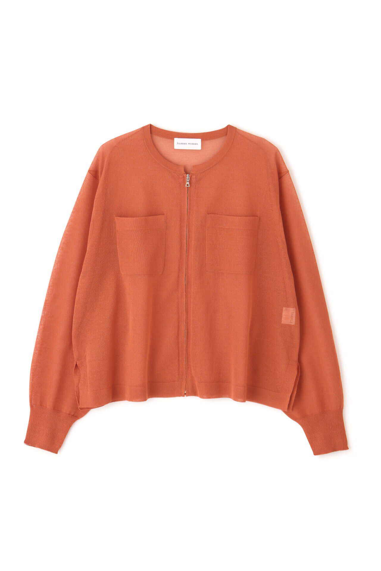  「◆シアーハイゲージニットジップアップカーディガン」|ニット・セーター|