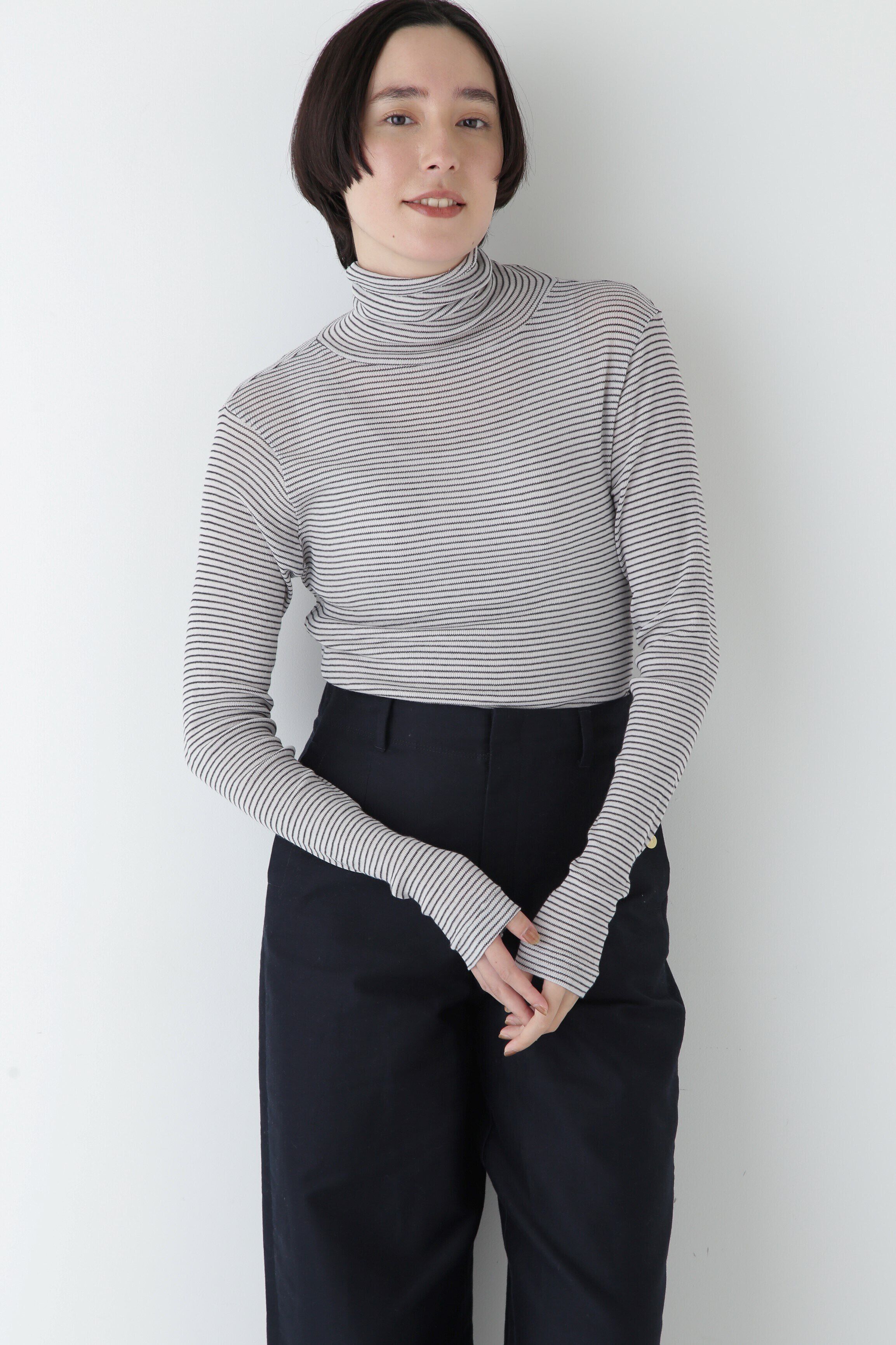  「◆シアータートルプルオーバー」|Tシャツ・カットソー|ライトグレー 3