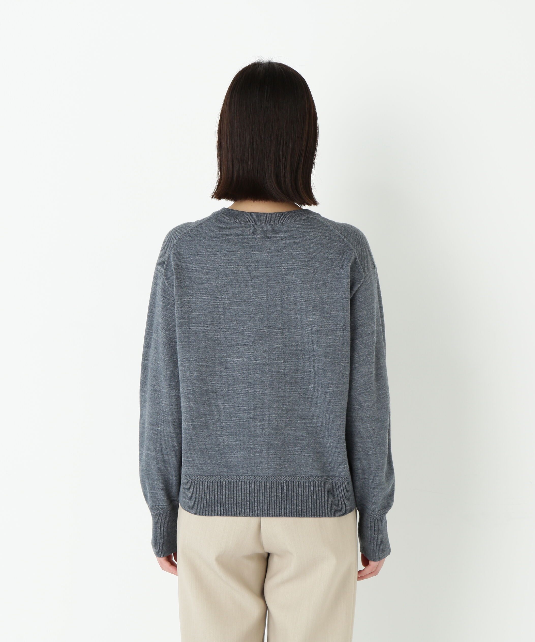  「◆ハイゲージプレーティングスキッパー風プルオーバー」|ニット・セーター|