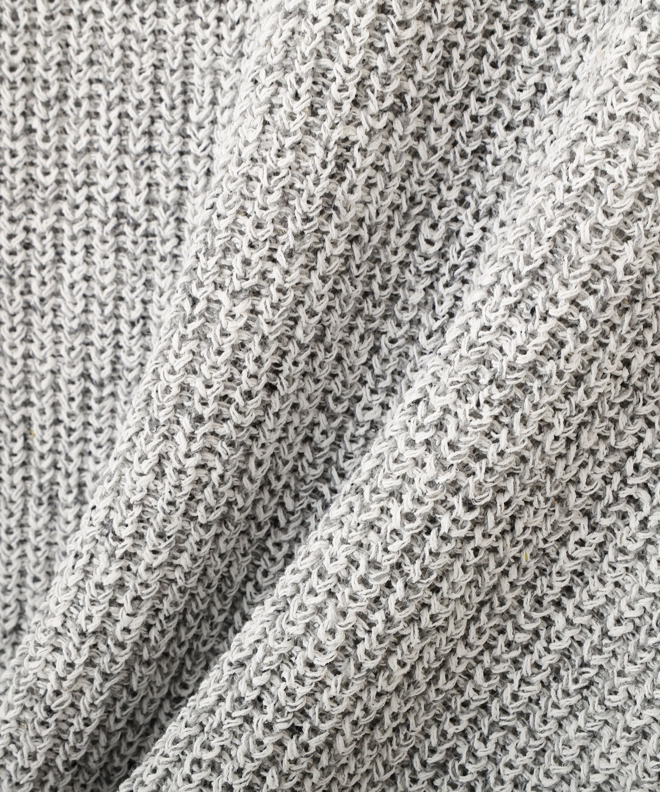  「◆ネップ入ペーパーヤーン片畦クルーネックプルオーバー」|ニット・セーター|