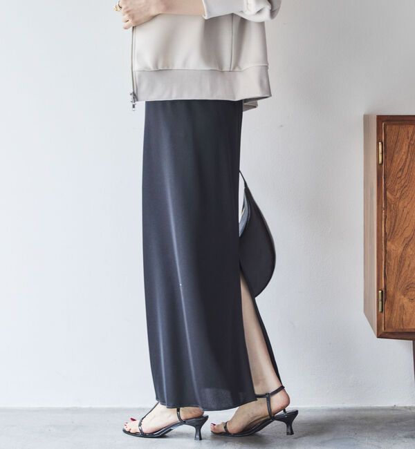 Doux archives「リブロングタイトスカート」|スカート|
