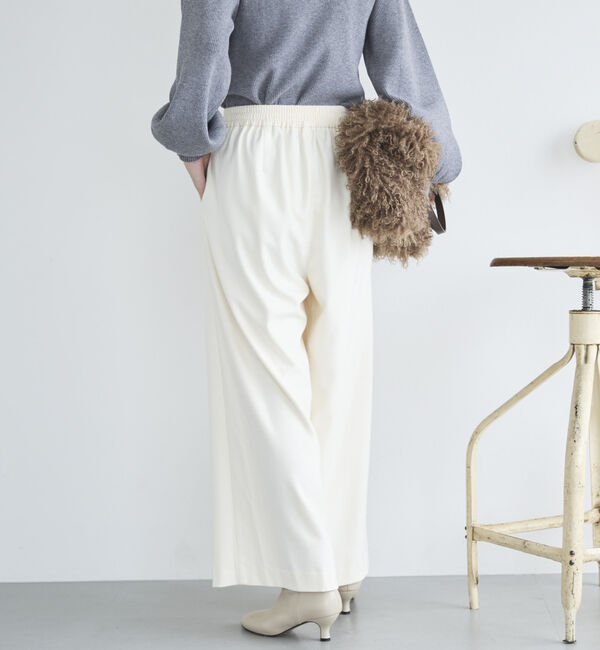 Doux archives「両面起毛タックワイドパンツ」|チノ|