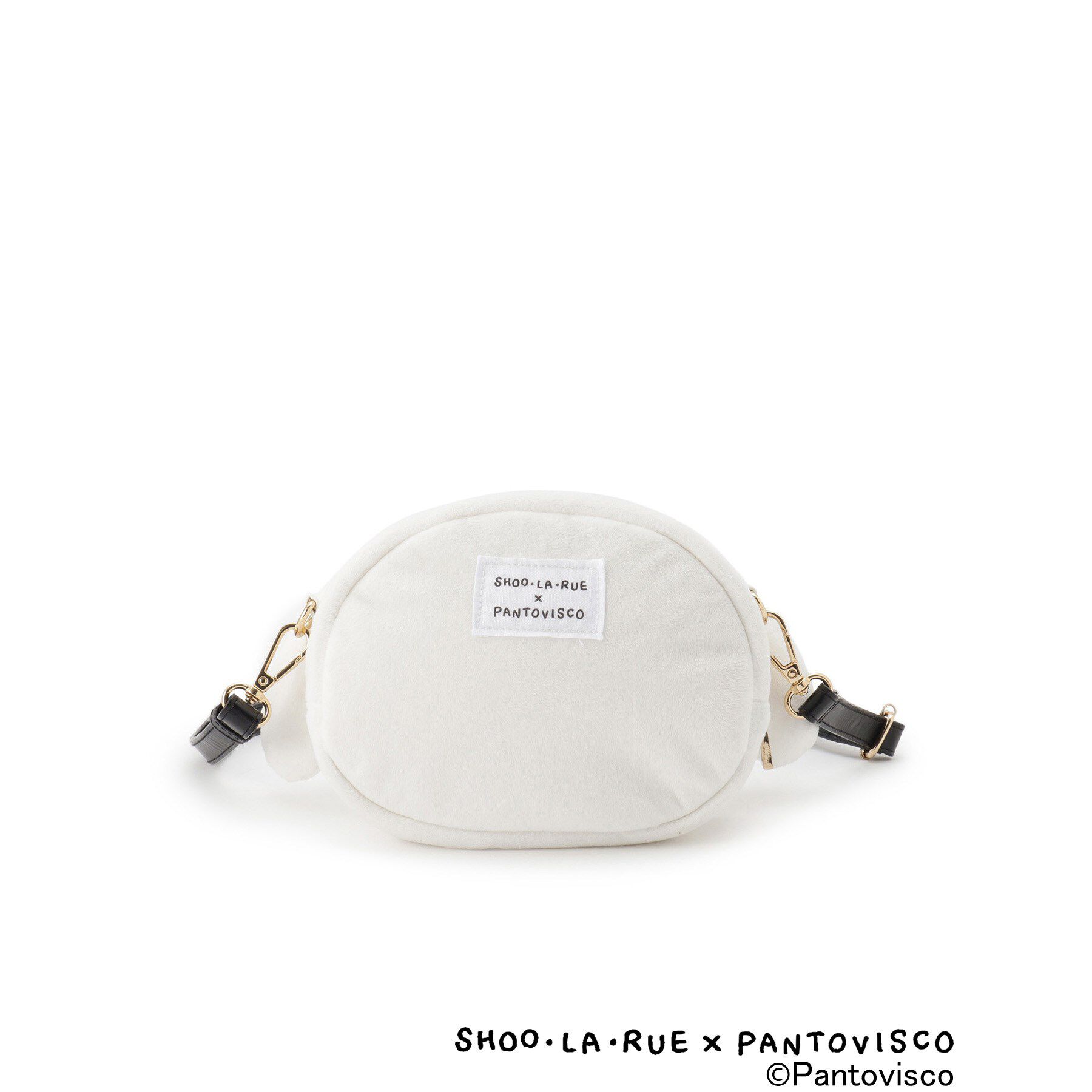 SHOO･LA･RUE「【パントビスコ／ぺろち】ぺろち立体顔型ポーチ」|ポーチ|