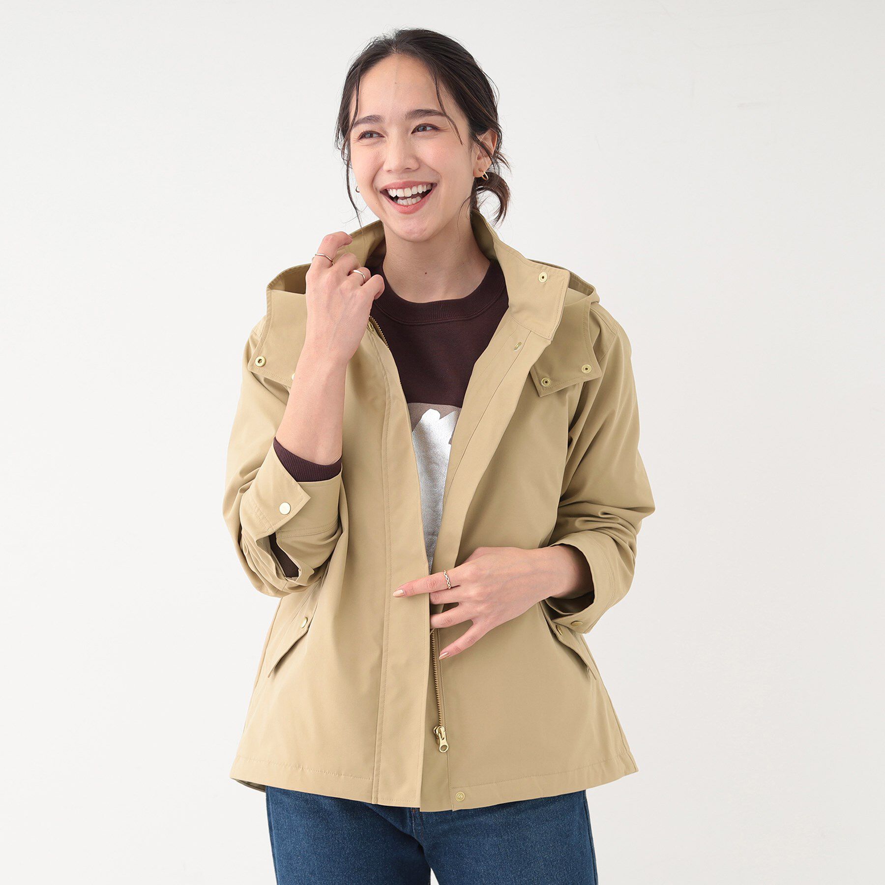 SHOO･LA･RUE「【撥水/マルチWAY】フェイクファーライナー付き 欲張りマンパ」|ブルゾン・スタジャン|