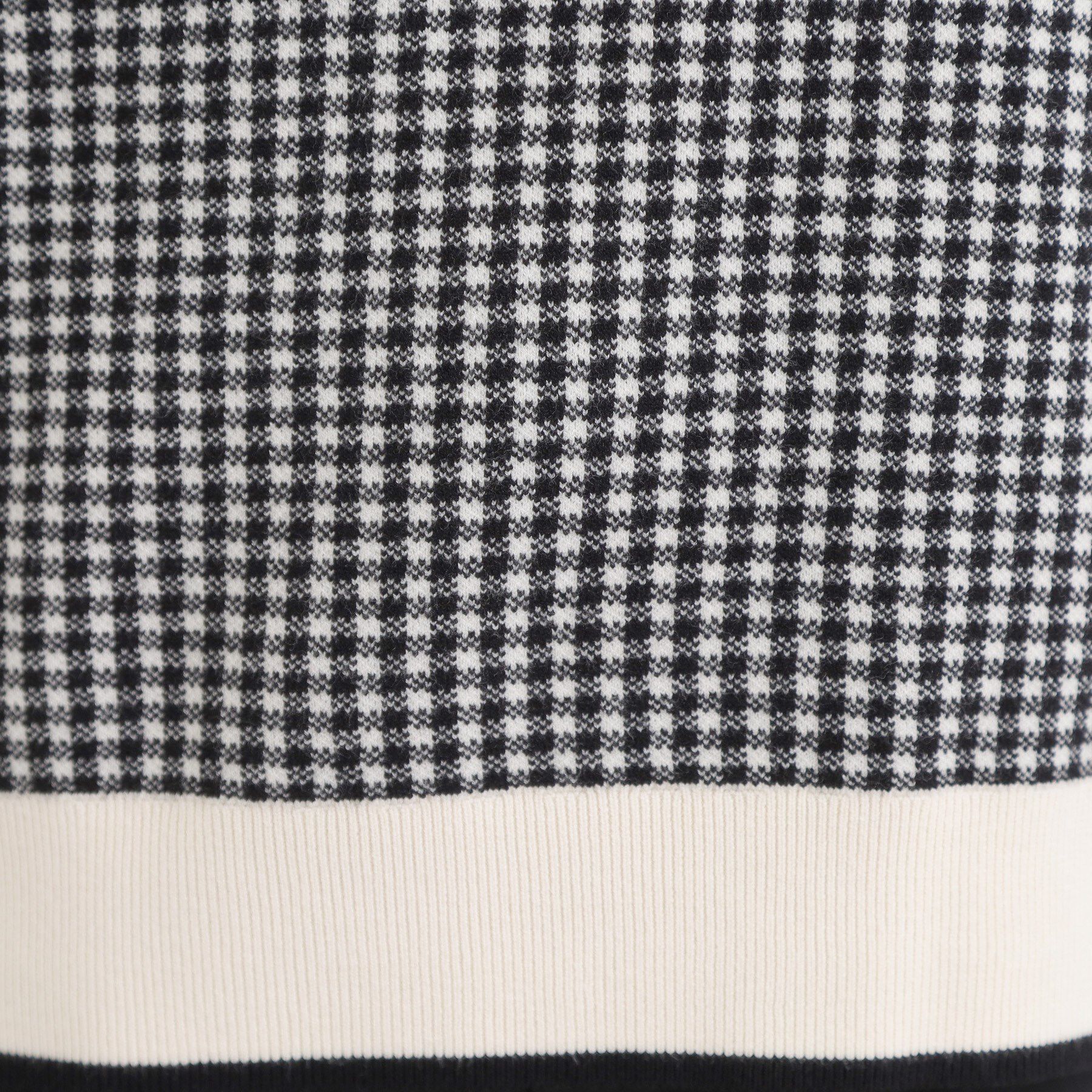 SHOO･LA･RUE「【洗濯機可/S-LL】クラシックなチェック柄が目を惹く 柔らかニット」|ニット・セーター|