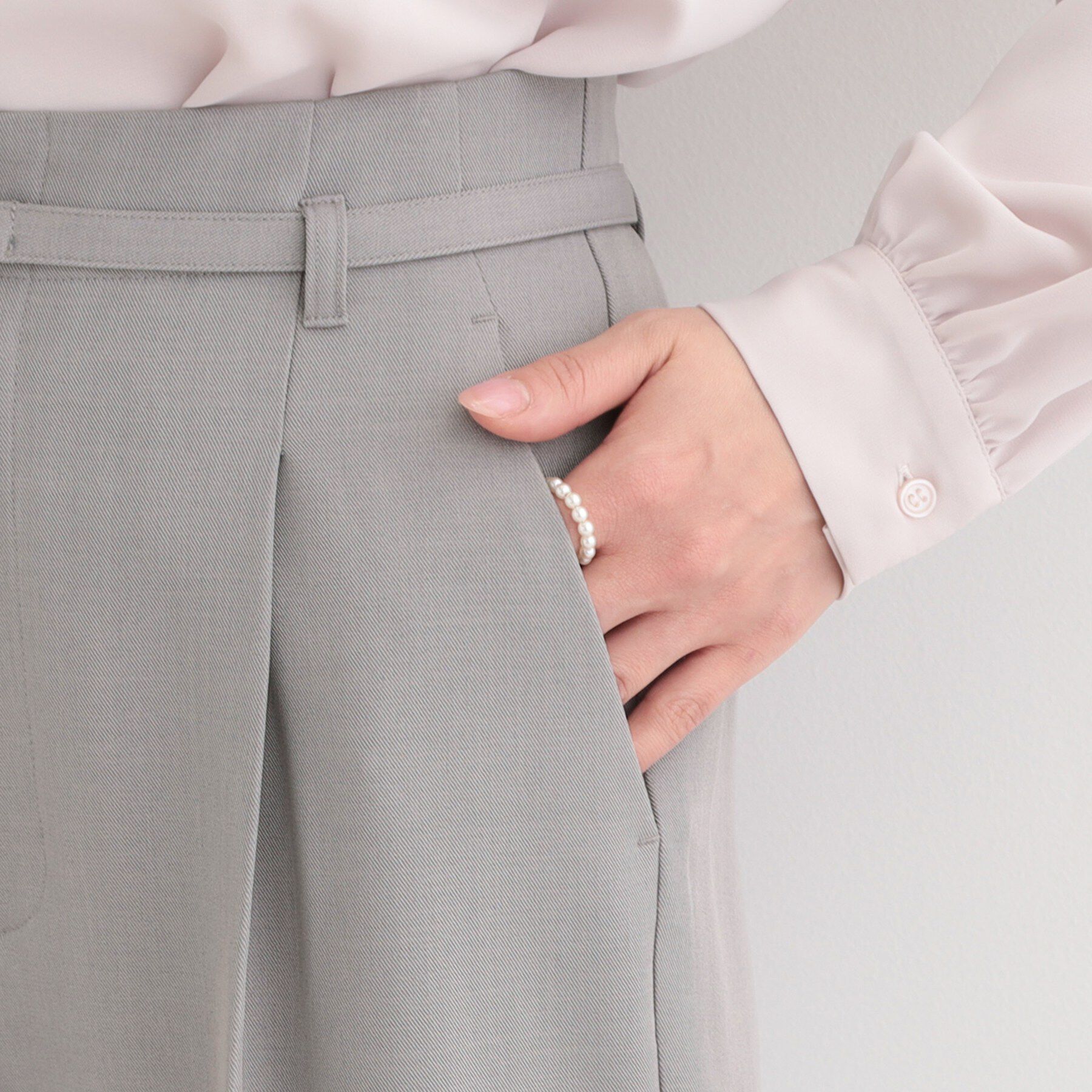 SHOO･LA･RUE「【多機能】ベルト付きワイドパンツ」|その他|