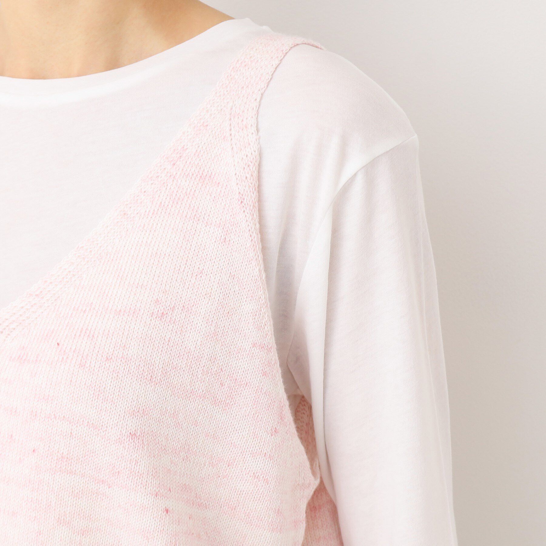 Dessin「【洗える】リネンニットキャミソール」|ベスト・ジレ|