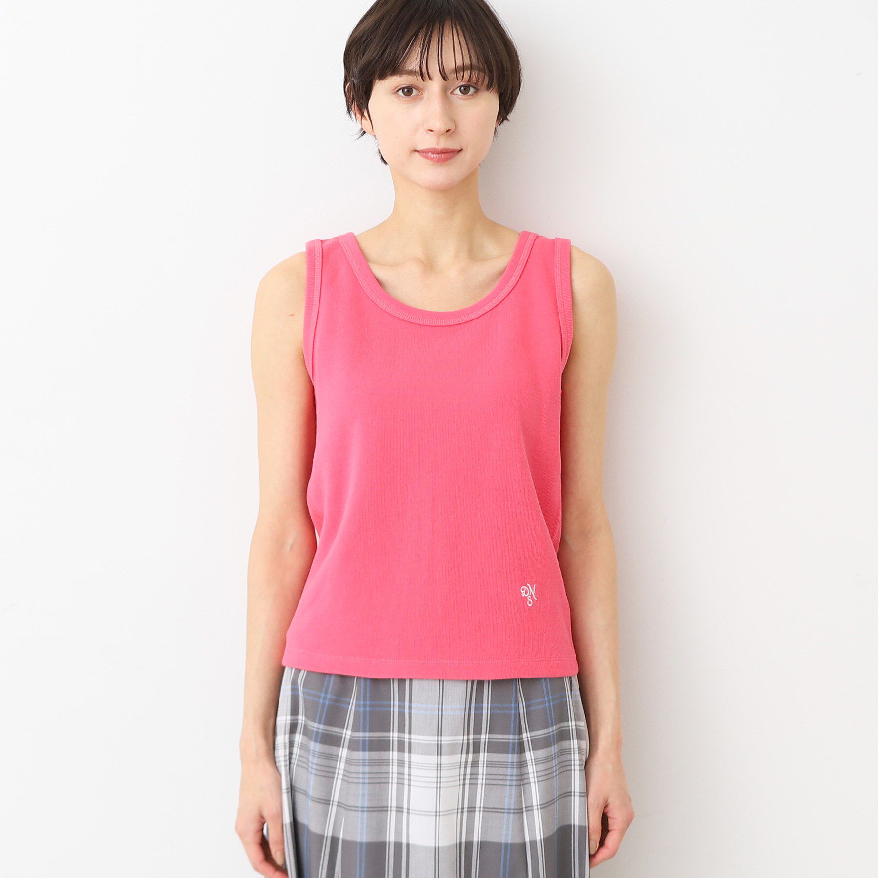 Dessin「【洗える】リブタンクトップ（S～L）」|キャミソール|