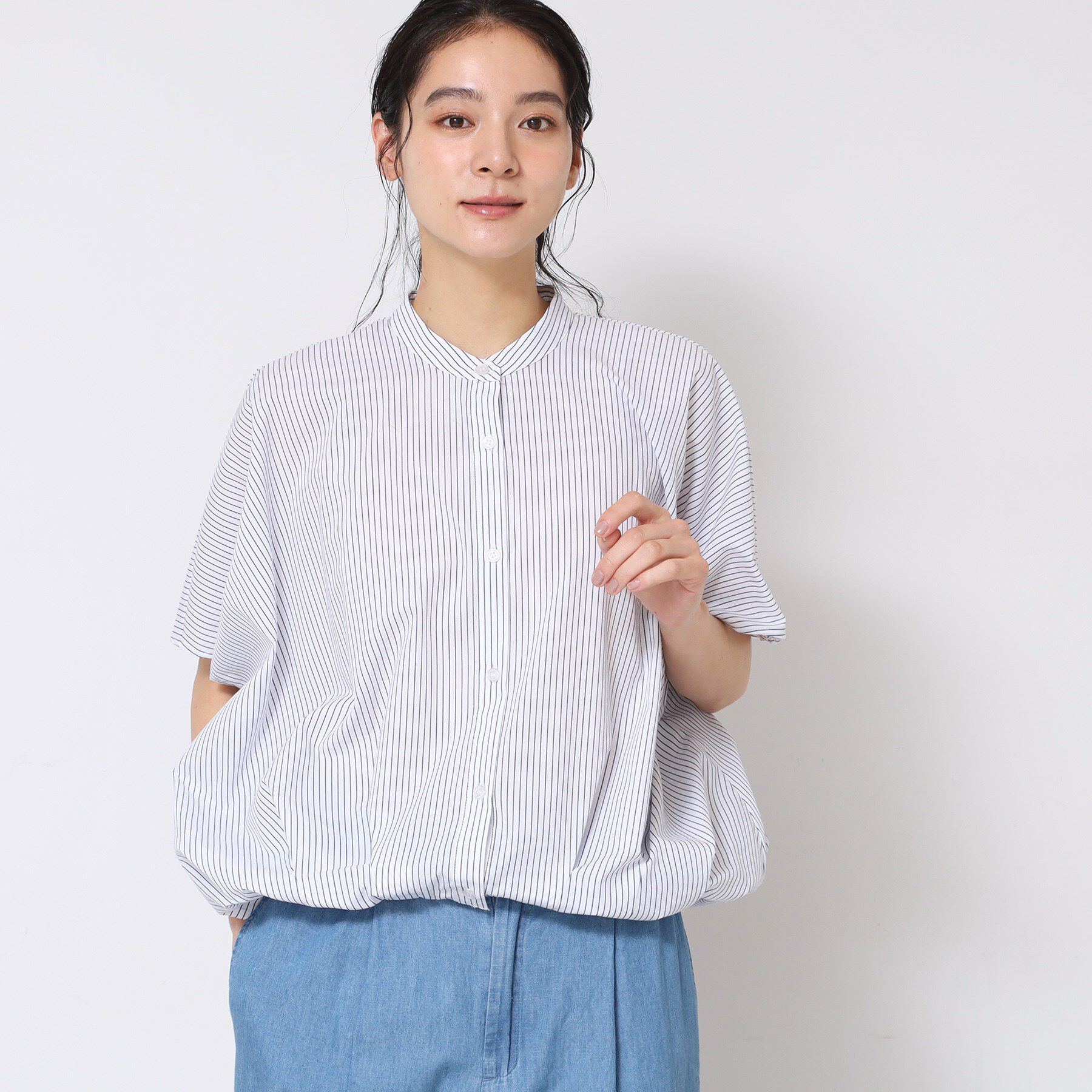 Dessin「ドロップショルダーブラウス」|シャツ・ブラウス|ホワイト(301)