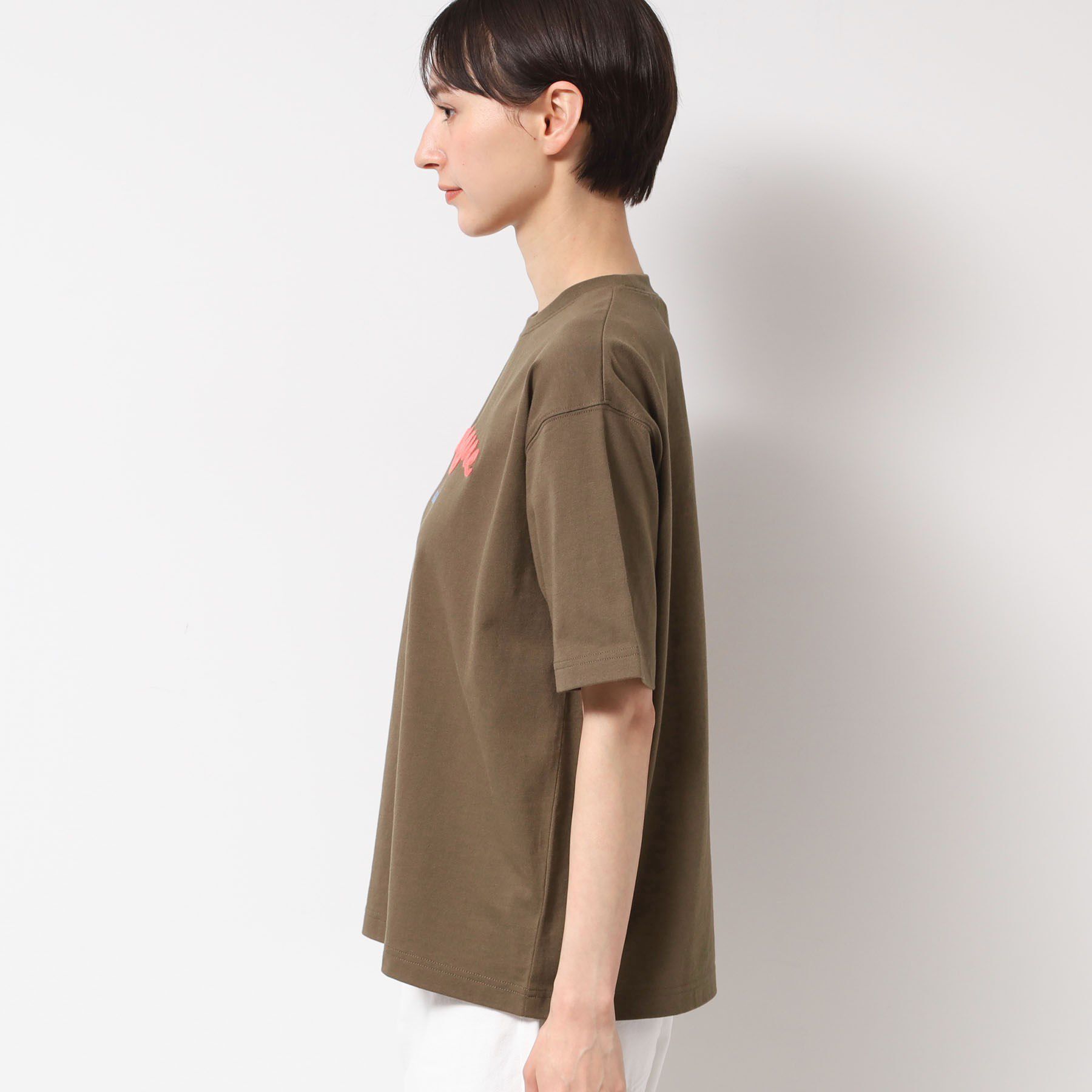 Dessin「【洗える】オーガニックコットンロゴTシャツ」|Tシャツ・カットソー|