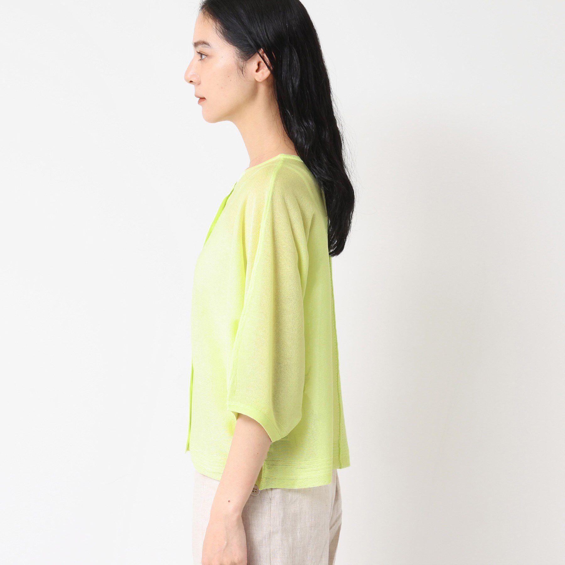 Dessin「【前後2WAY・洗える】シアーカーディガン」|カーディガン|