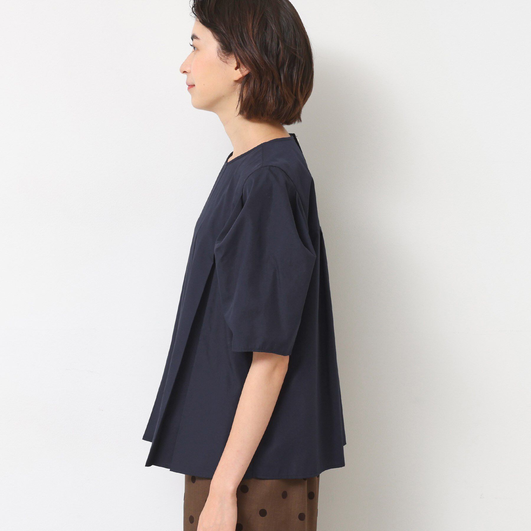 Dessin「【洗える】タックデザインブラウス」|シャツ・ブラウス|