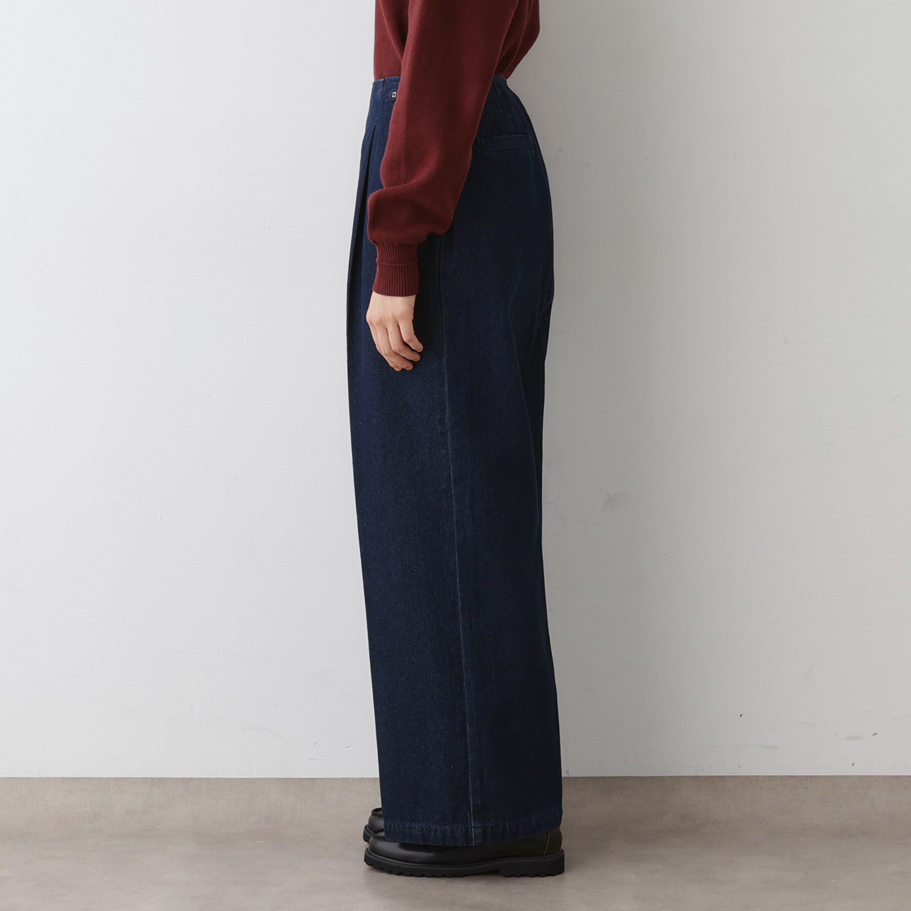 Dessin「【洗える】マリンデニムパンツ」|デニム|