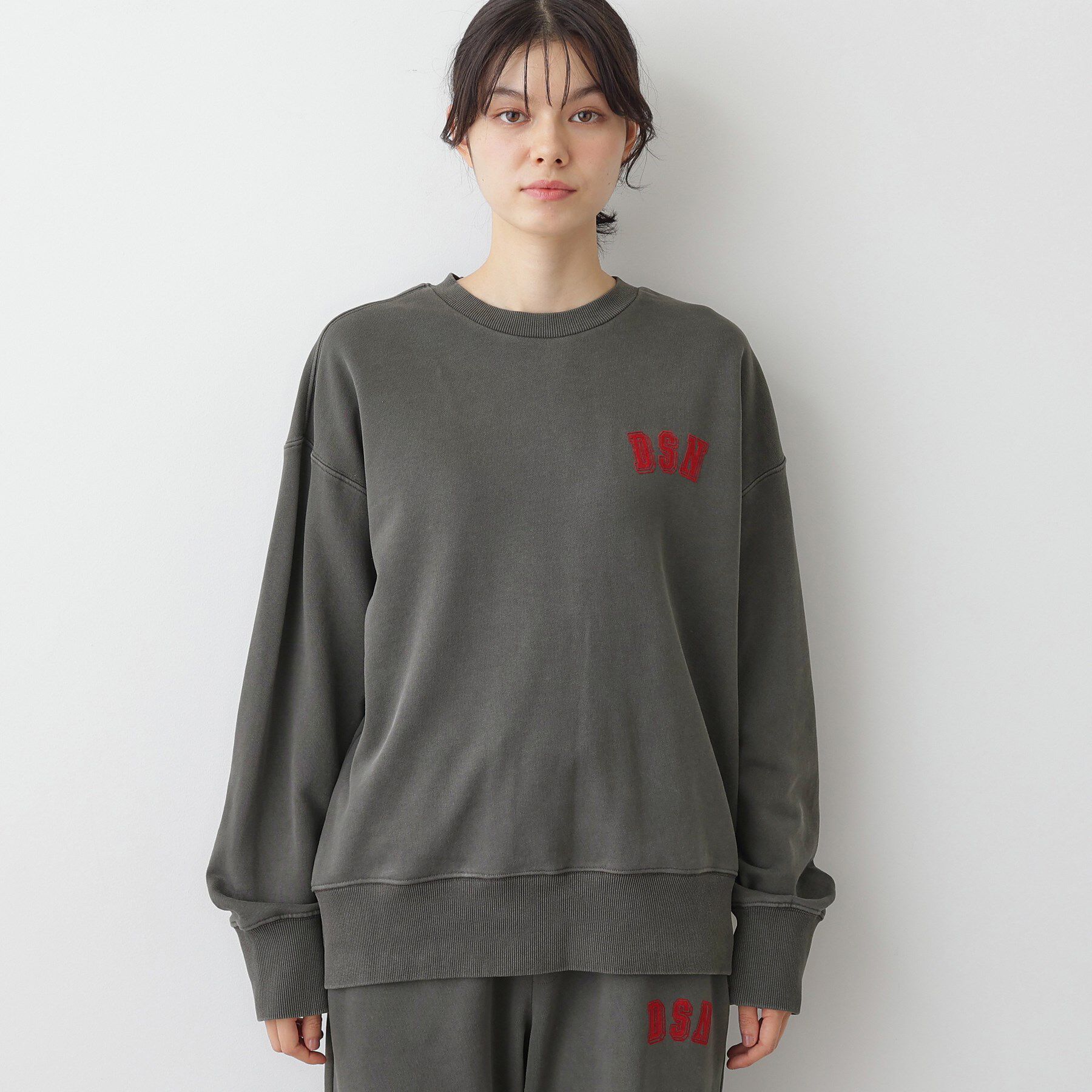 Dessin「【ユニセックス/セットアップ可】ピグメント裏毛スウェット」|パーカー|