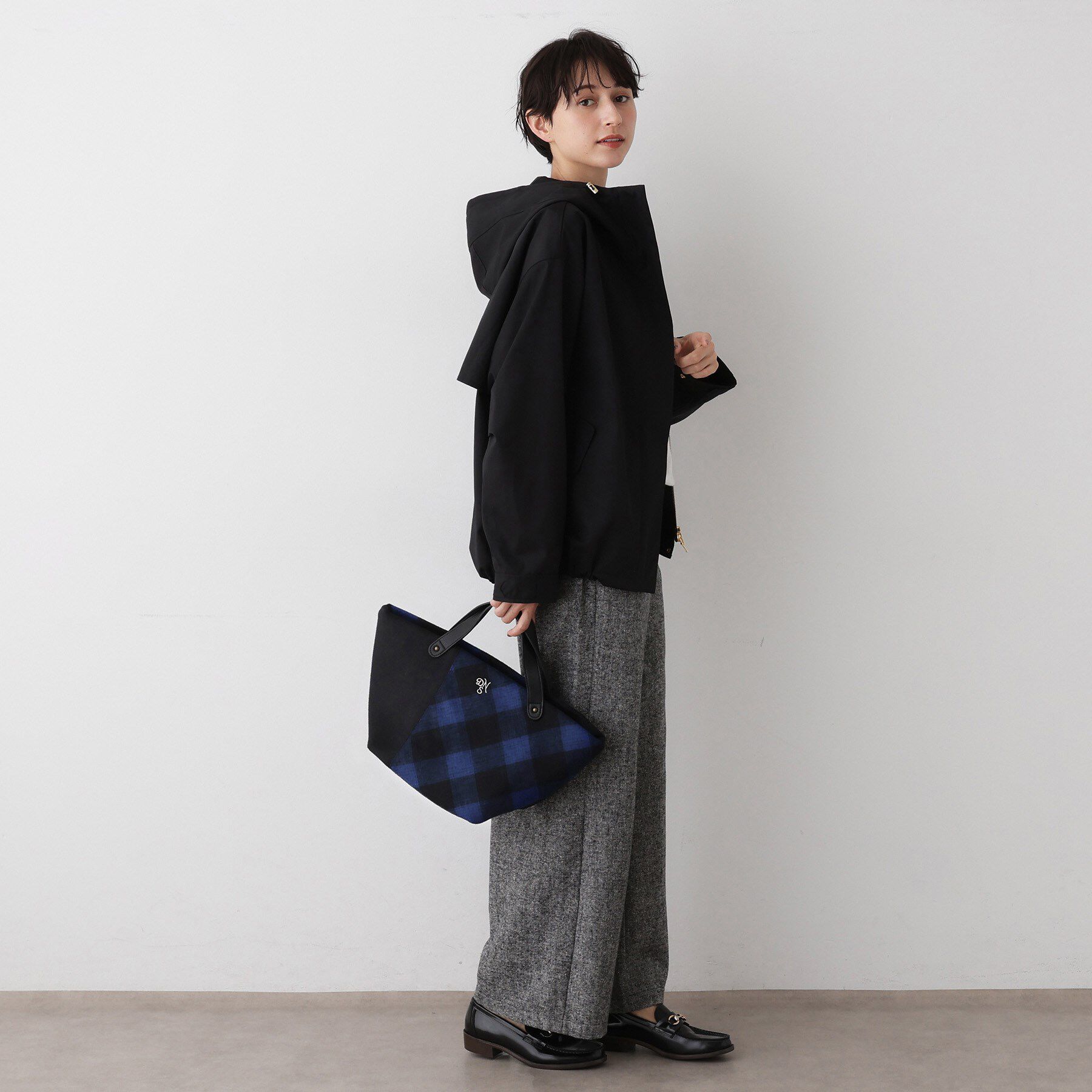 Dessin「チェック柄ボートトートバッグ」|トートバッグ|