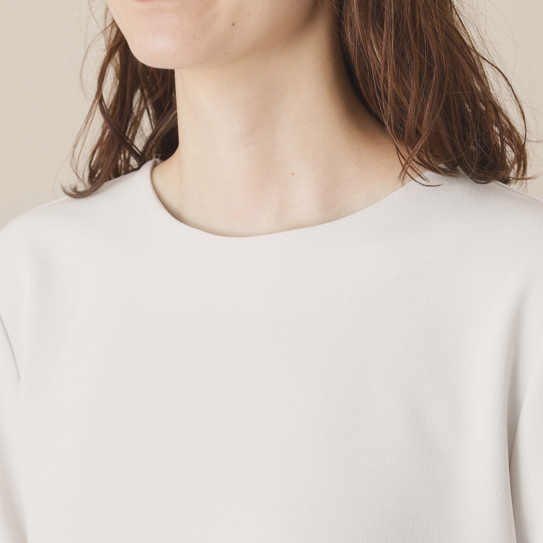 ITS&rsquo;DEMO「【通勤／手洗い可】カットジョーゼットブラウス」|シャツ・ブラウス|