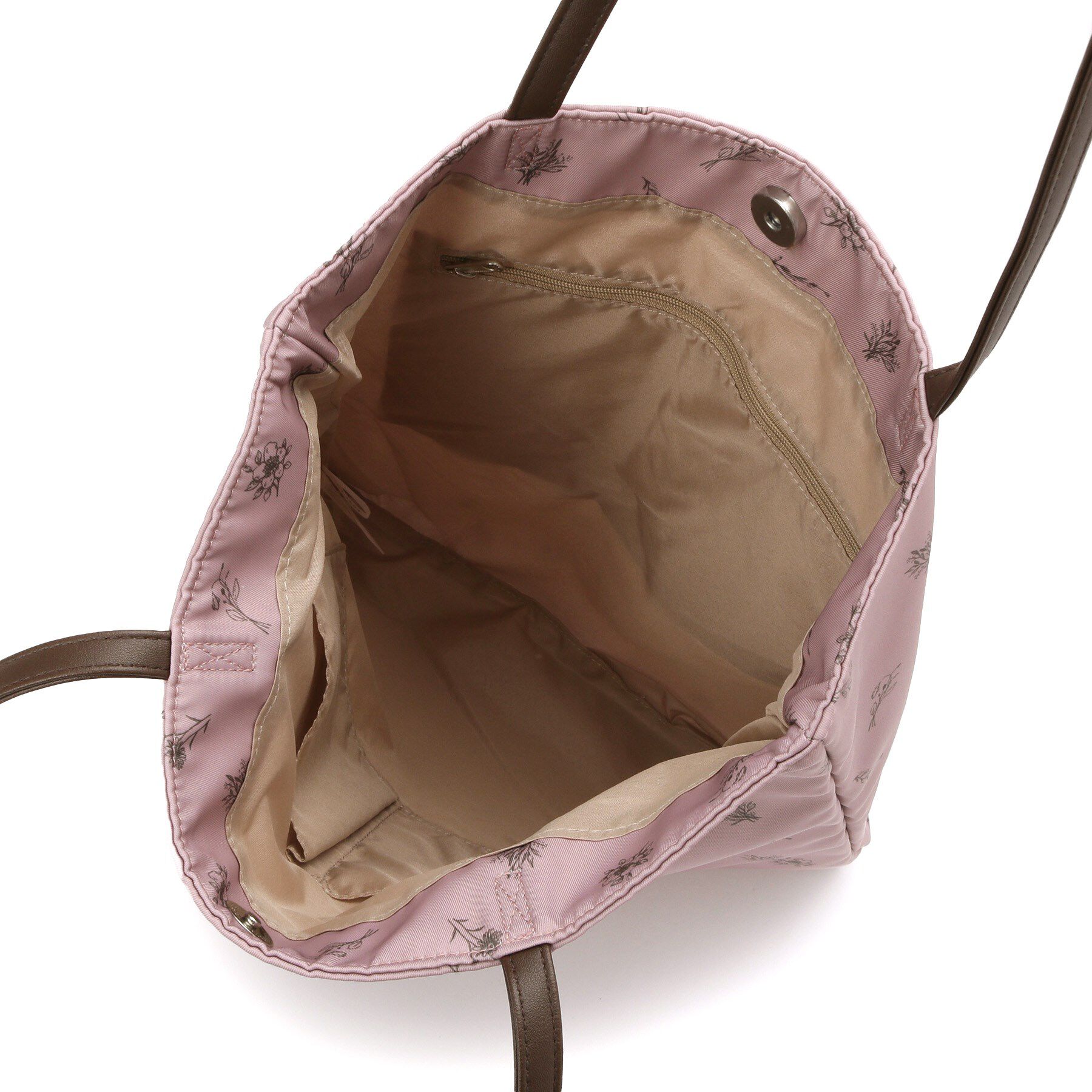 ITS&rsquo;DEMO「【A4対応】花柄薄マチトート」|トートバッグ|