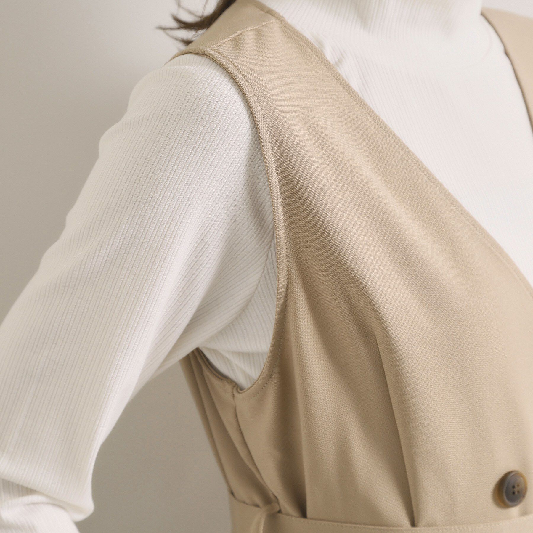 ITS&rsquo;DEMO「【手洗い可】トレンチ風ジャンスカ」|ワンピース|